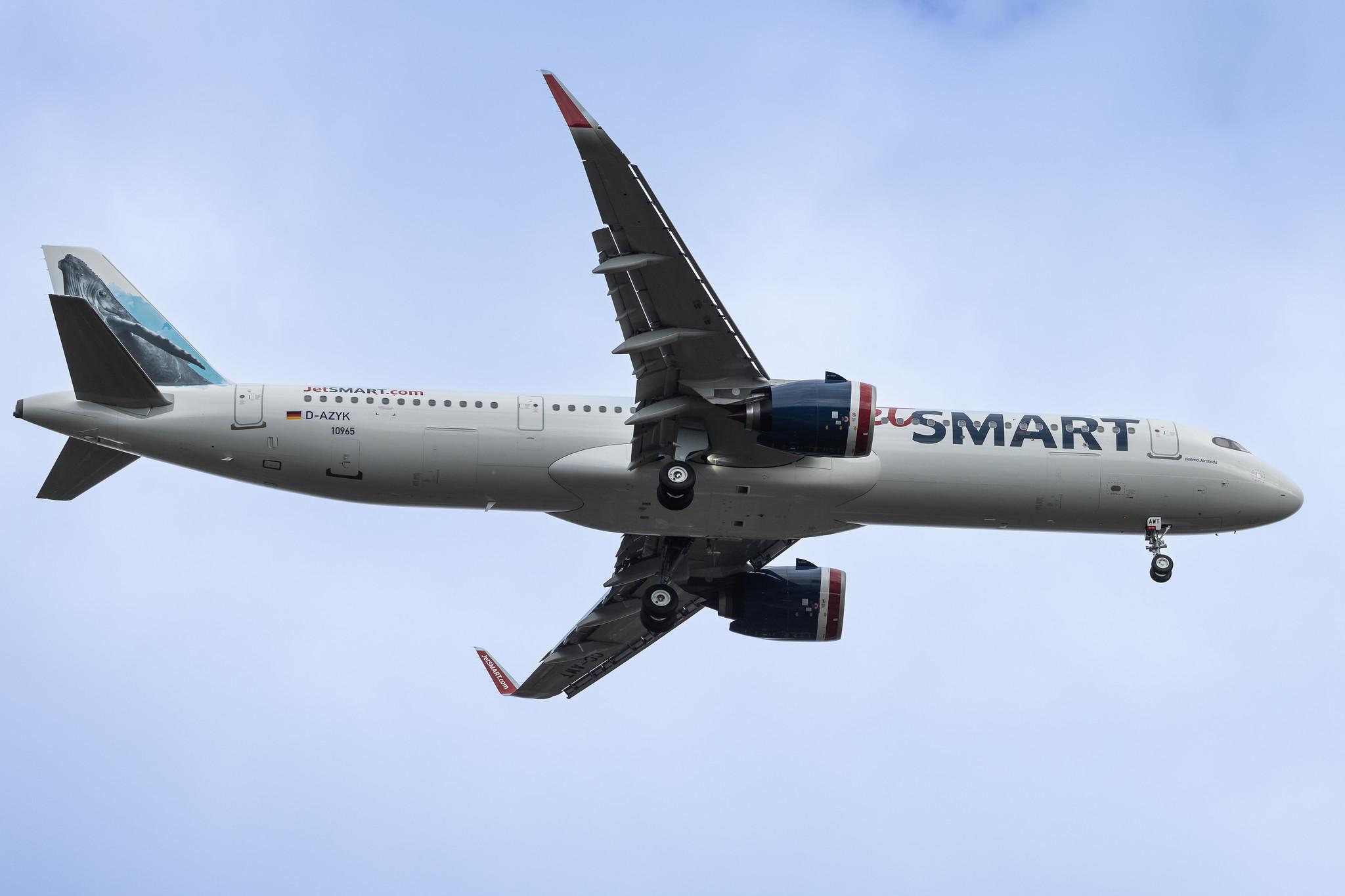 Hamburg Airport: JetSMART | Airbus A321-271NX A21N | D-AZYK | CC-AWT | MSN 10965