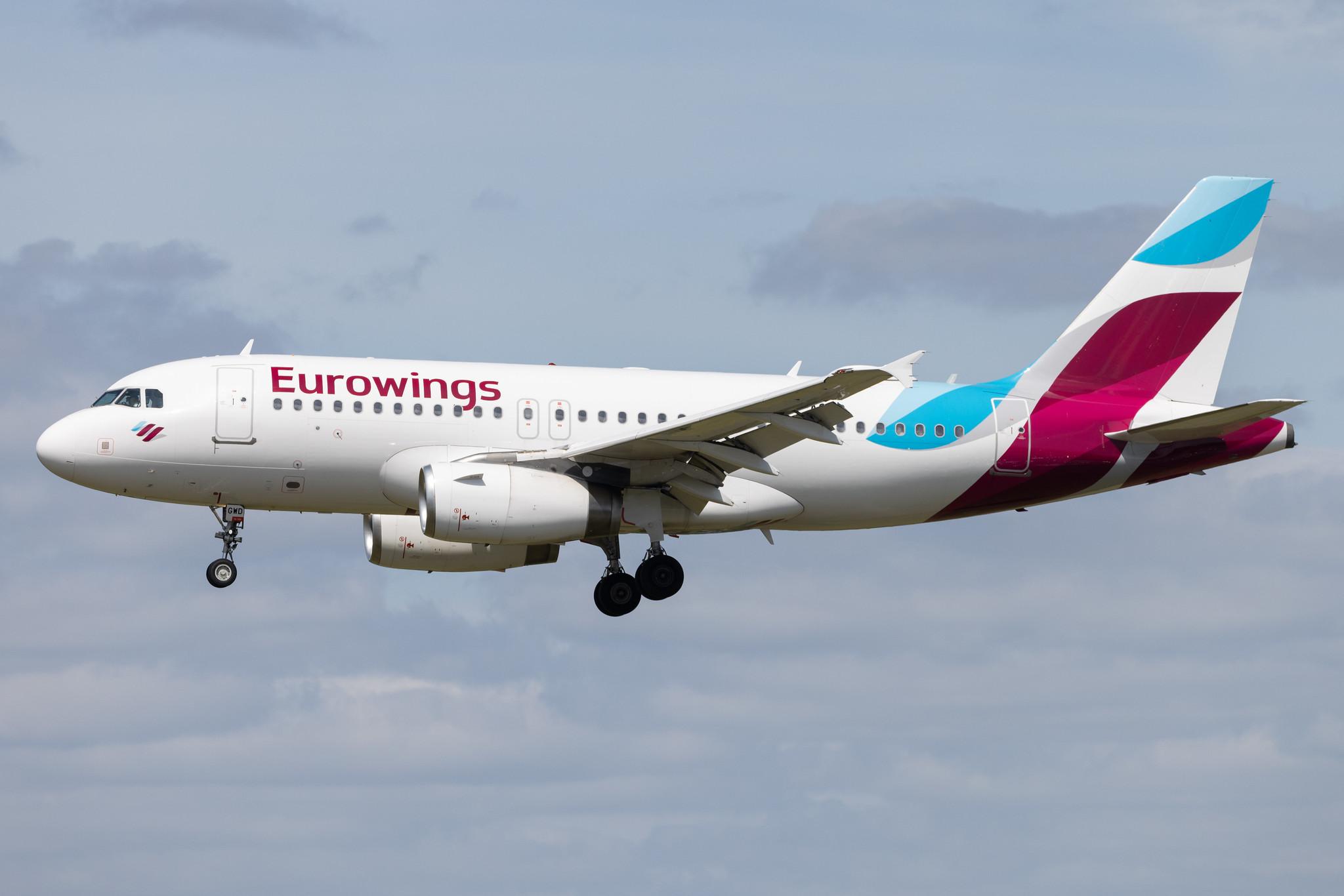 Hamburg Airport: Eurowings (EW / EWG) | Airbus A319-132 A319 | D-AGWD | MSN 3011
