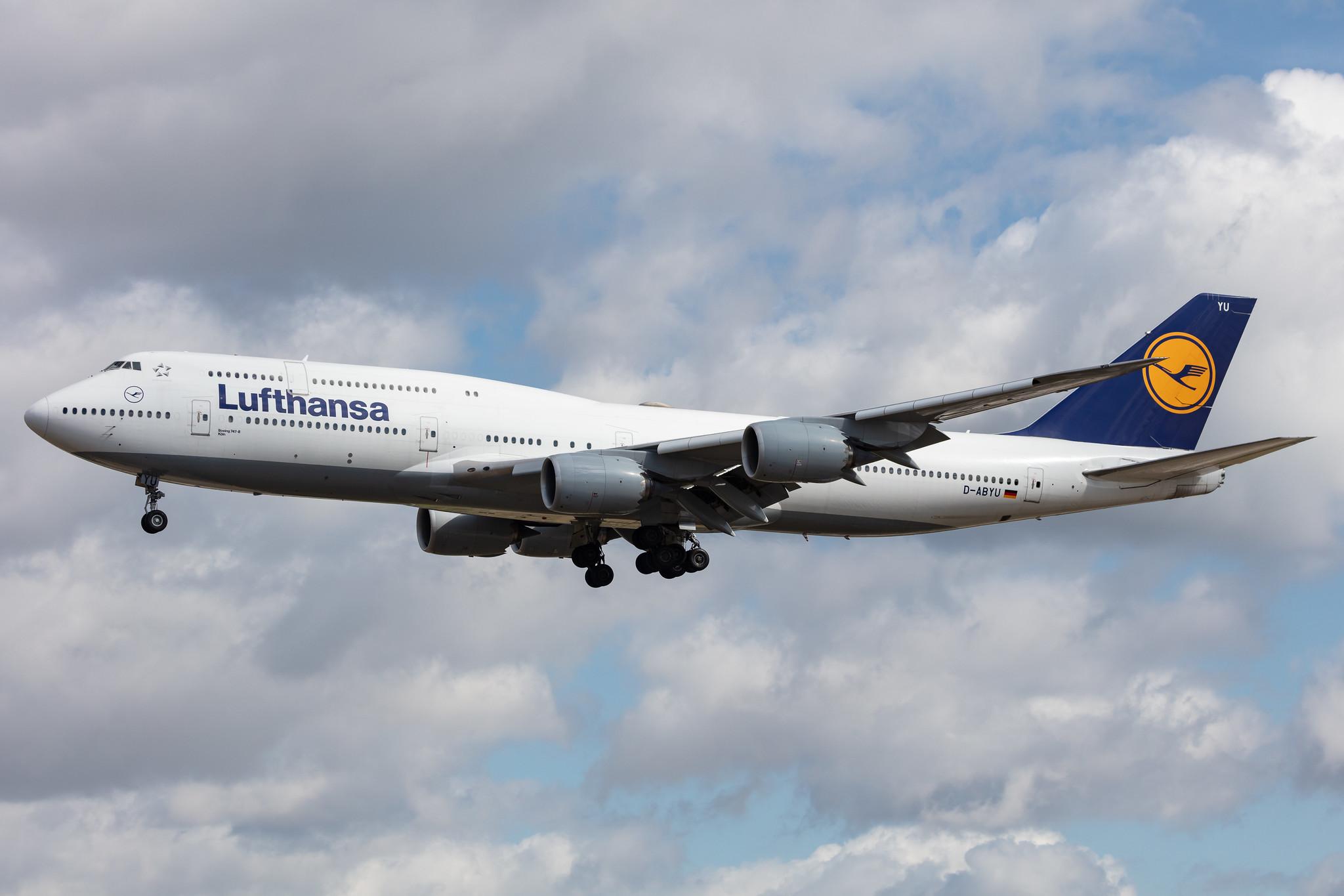 Frankfurt Airport: Lufthansa (LH / DLH) |  Boeing 747-830 B748 | D-ABYU | MSN 37845