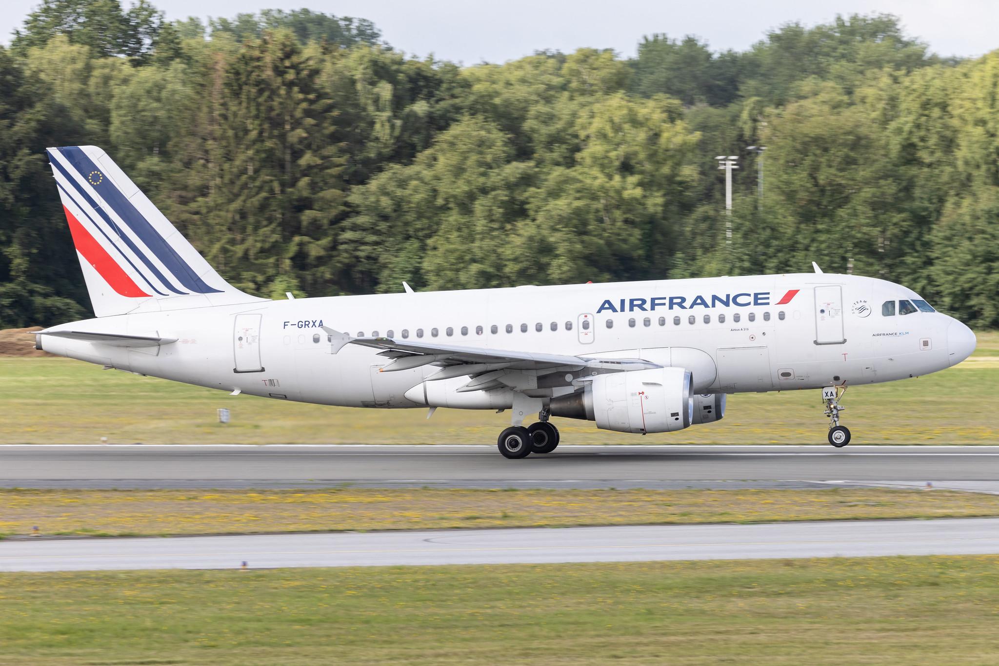Hamburg Airport: Air France (AF / AFR) | Airbus A319-111 A319 | F-GRXA | MSN 1640