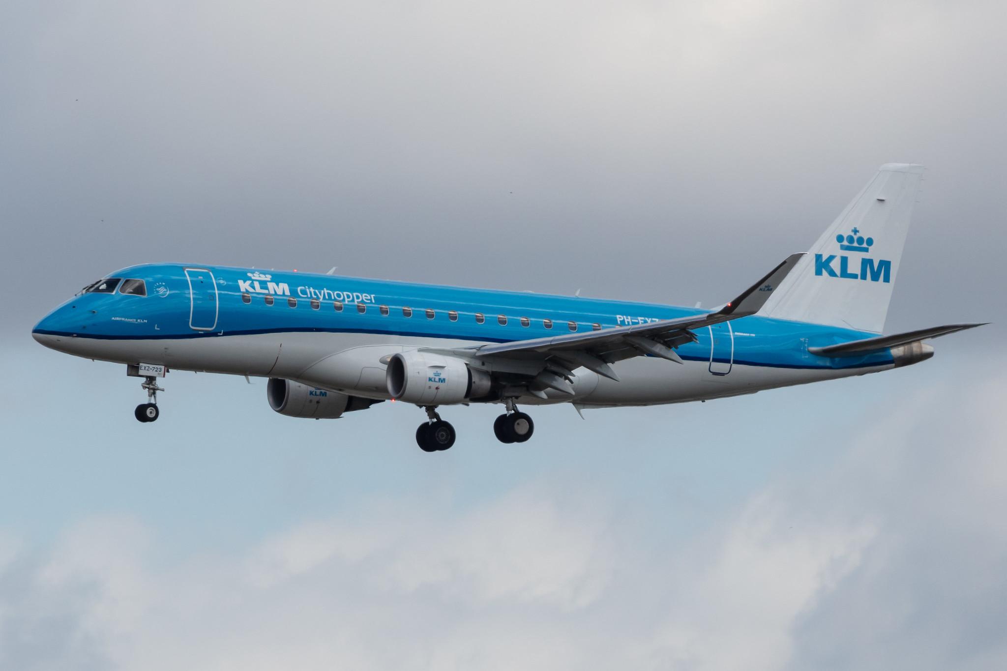 Frankfurt Airport: KLM (KL / KLM) | Operator: KLM Cityhopper |  Embraer E175STD E75L | PH-EXZ | MSN 17000723