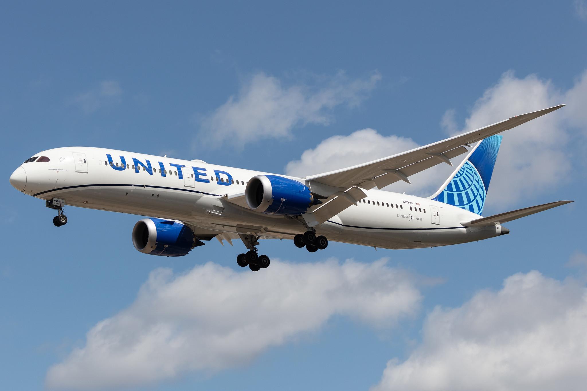 Frankfurt Airport: United Airlines (UA / UAL) |  Boeing 787-9 Dreamliner B789 | N19986 | MSN 66145