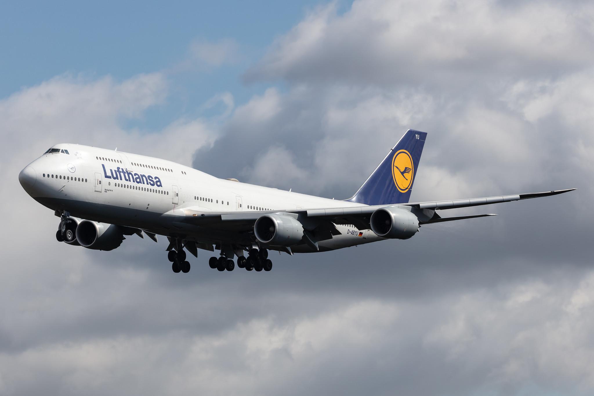Frankfurt Airport: Lufthansa (LH / DLH) |  Boeing 747-830 B748 | D-ABYU | MSN 37845