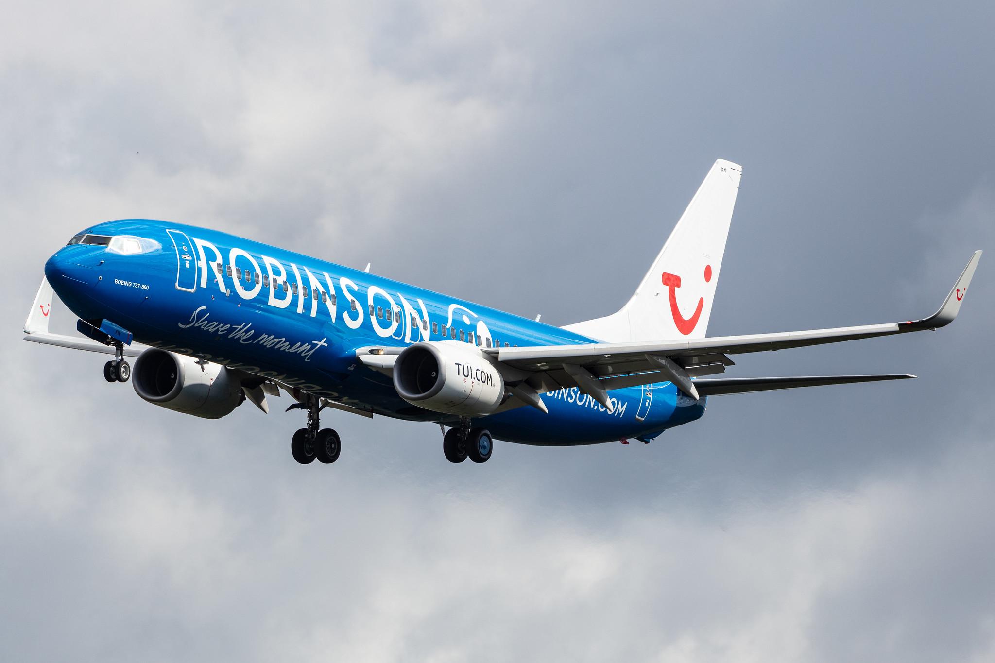 Frankfurt Airport: TUI (X3 / TUI) |  Livery: Robinson Club Resorts Livery | Operator: TUI fly |  Boeing 737-86J B738 | D-ABKN | MSN 37756