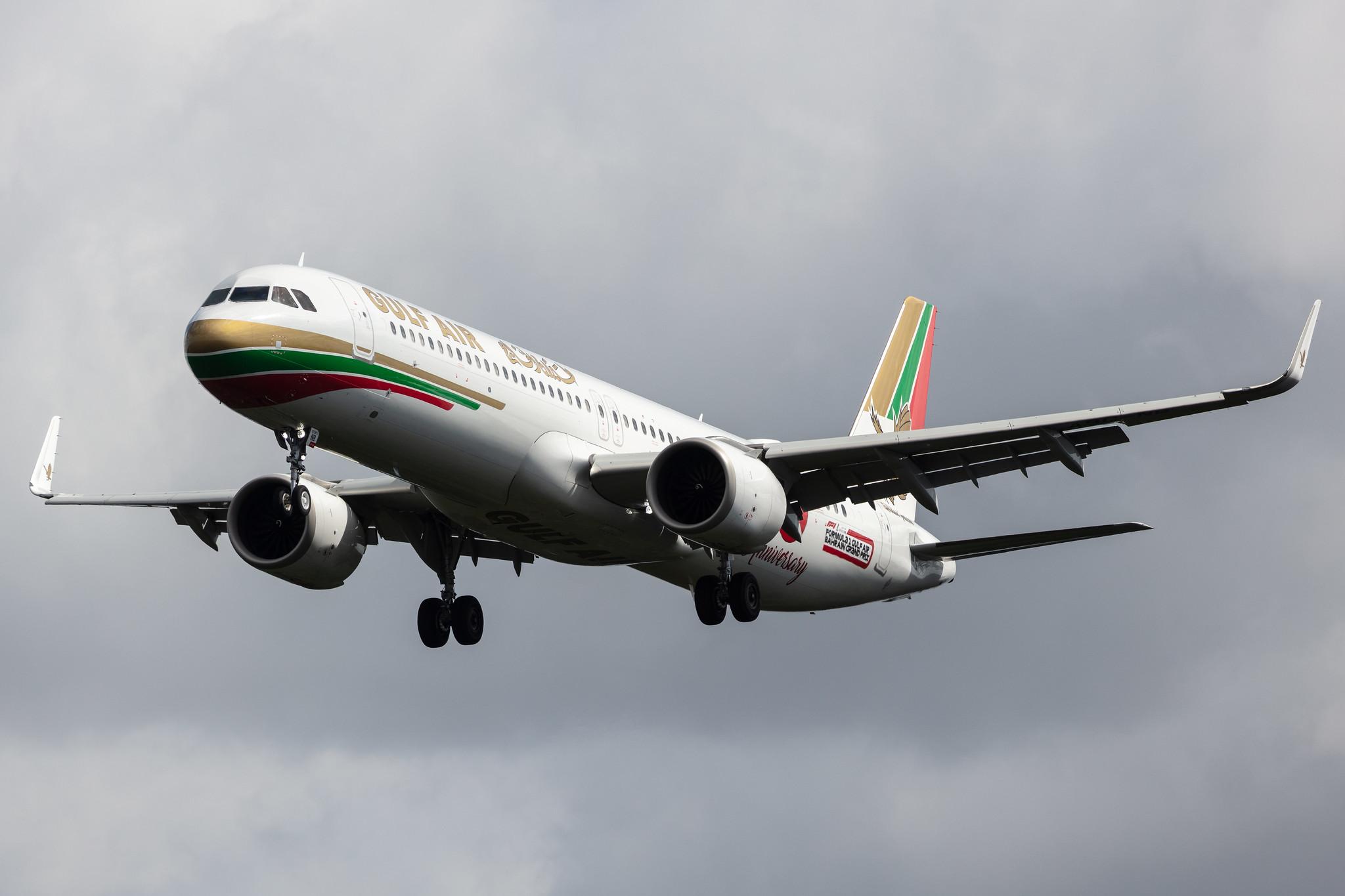 Frankfurt Airport: Gulf Air (GF / GFA) |  Livery: Retro 1976 Livery |  Airbus A321-253NX A21N | A9C-NB | MSN 10169