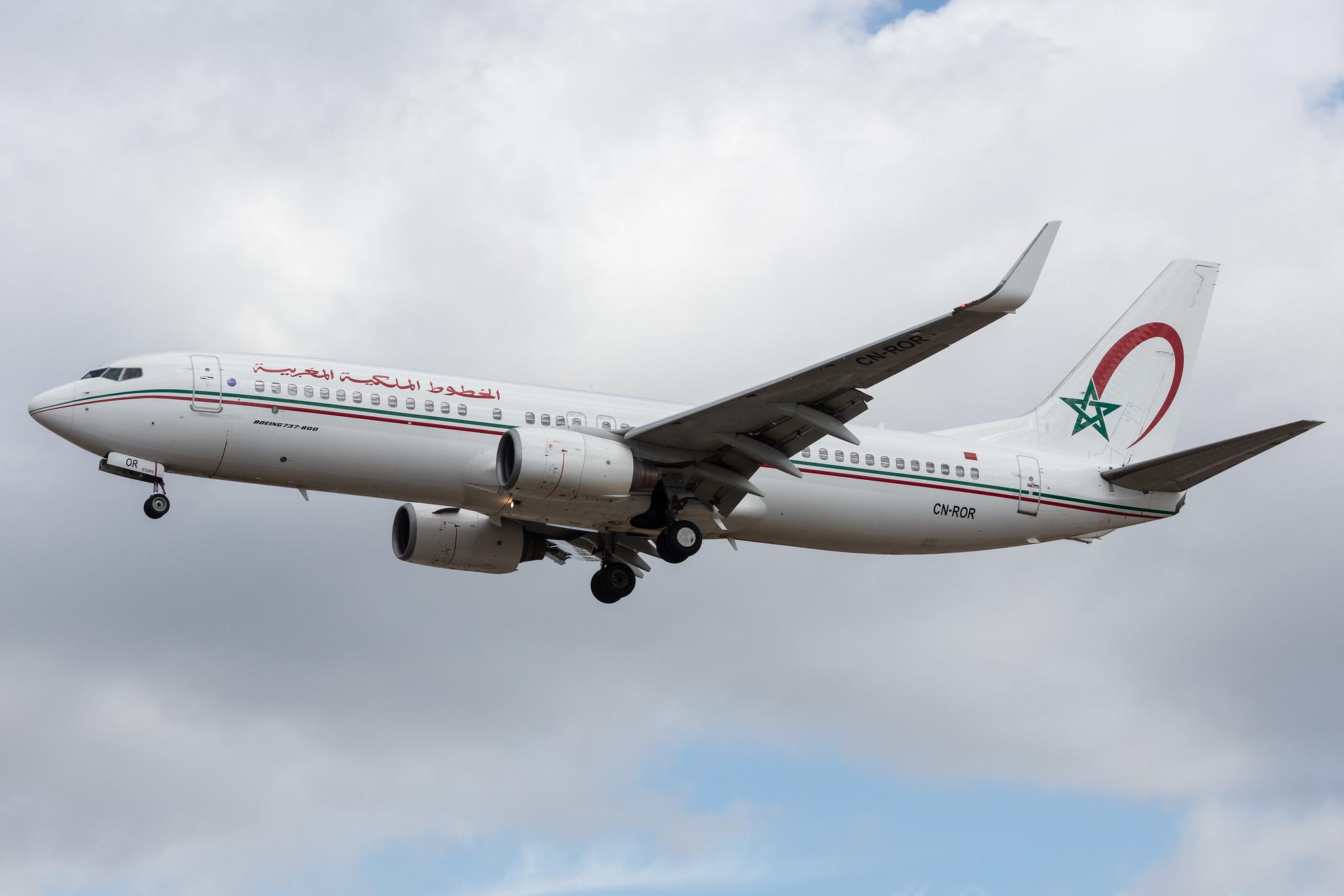 Frankfurt Airport: Royal Air Maroc (AT / RAM) |  Boeing 737-8B6 B738 | CN-ROR | MSN 33067