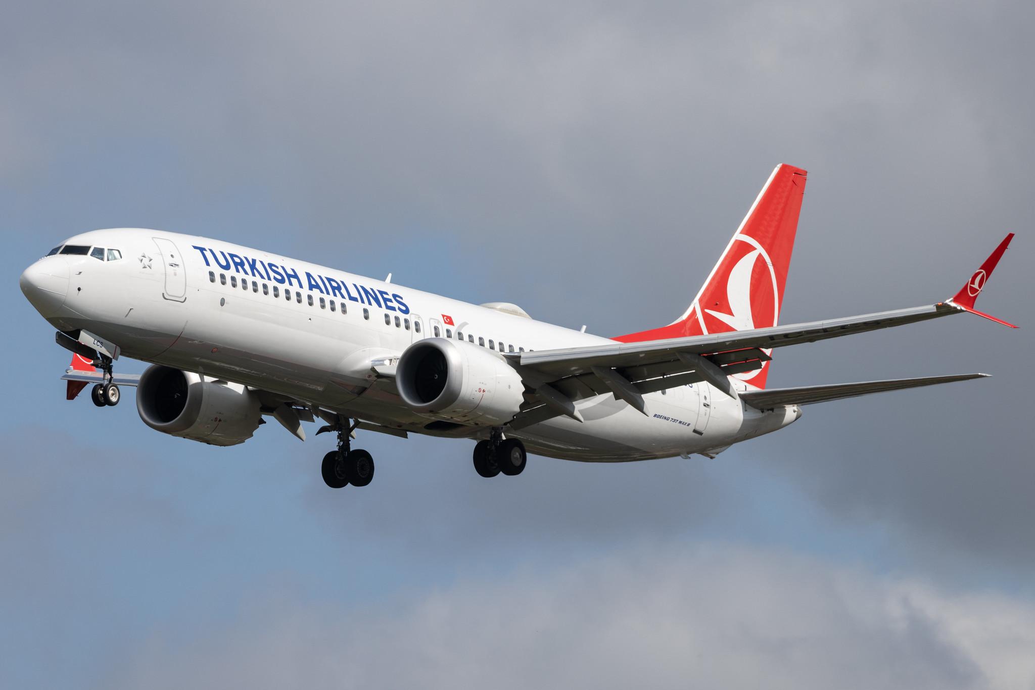 Hamburg Airport: Turkish Airlines (TK / THY) | Boeing 737 MAX 8 B38M | TC-LCS | MSN 60060