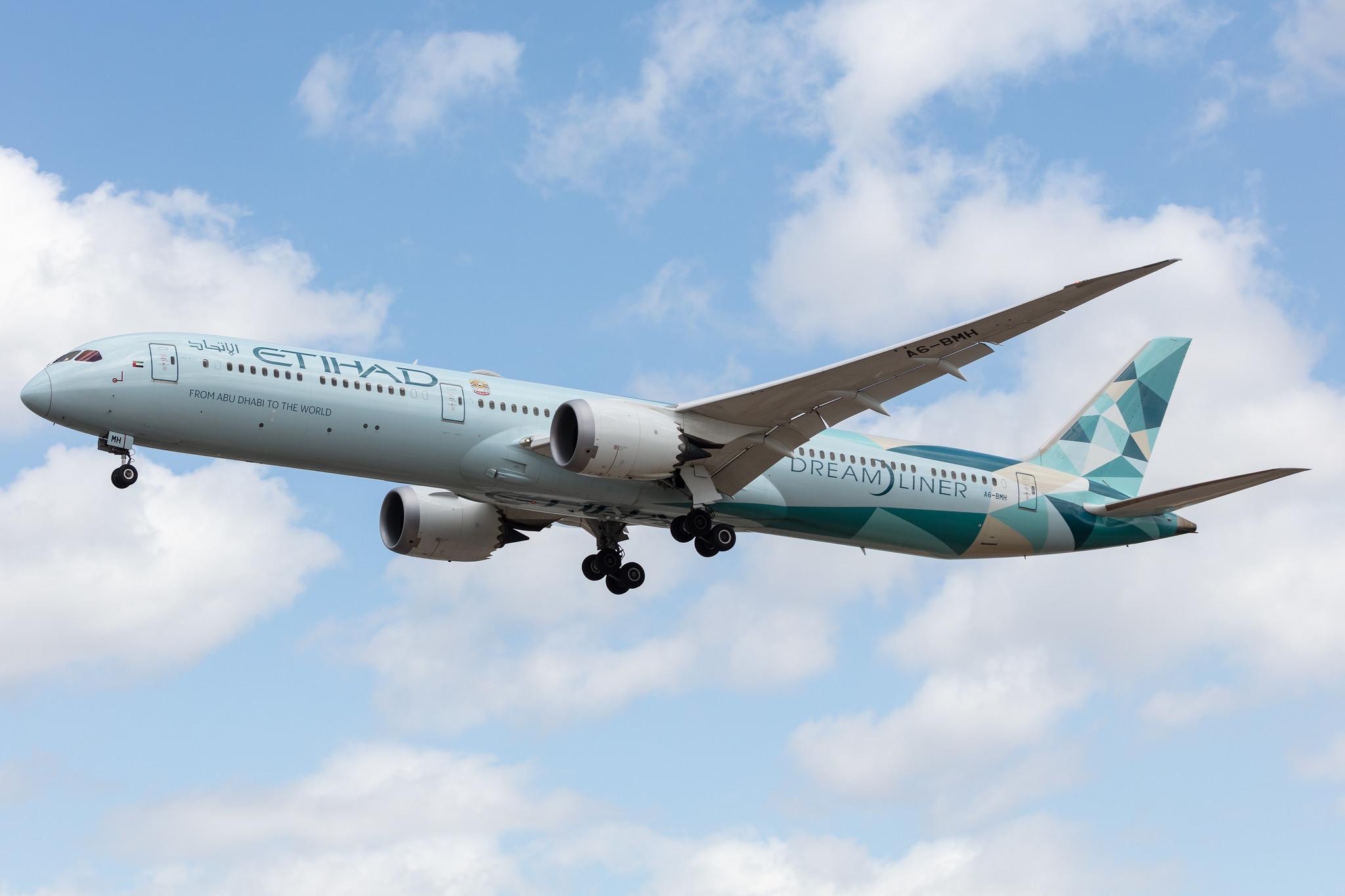 Frankfurt Airport: Etihad (EY / ETD) |  Livery: Greenliner Livery | Operator: Etihad Airways |  Boeing 787-10 Dreamliner B78X | A6-BMH | MSN 60765