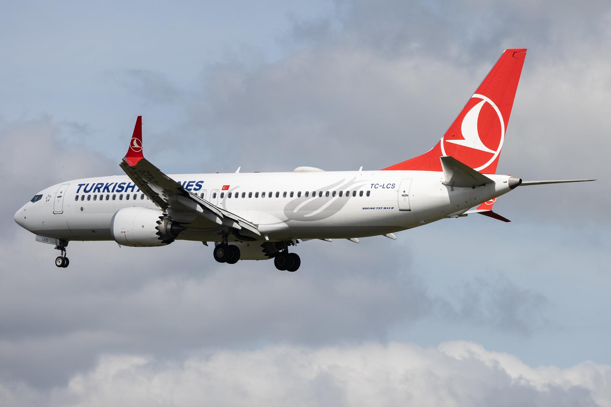 Hamburg Airport: Turkish Airlines (TK / THY) | Boeing 737 MAX 8 B38M | TC-LCS | MSN 60060