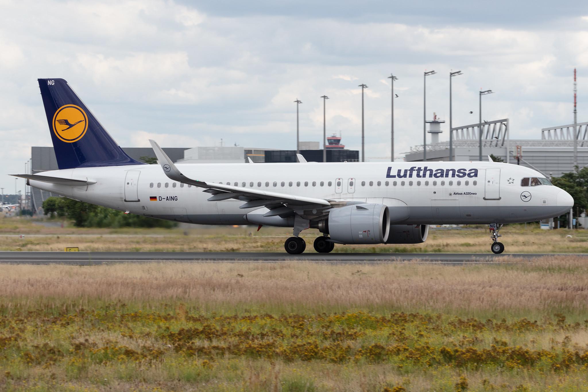 Frankfurt Airport: Lufthansa (LH / DLH) |  Airbus A320-271N A20N | D-AING | MSN 7588