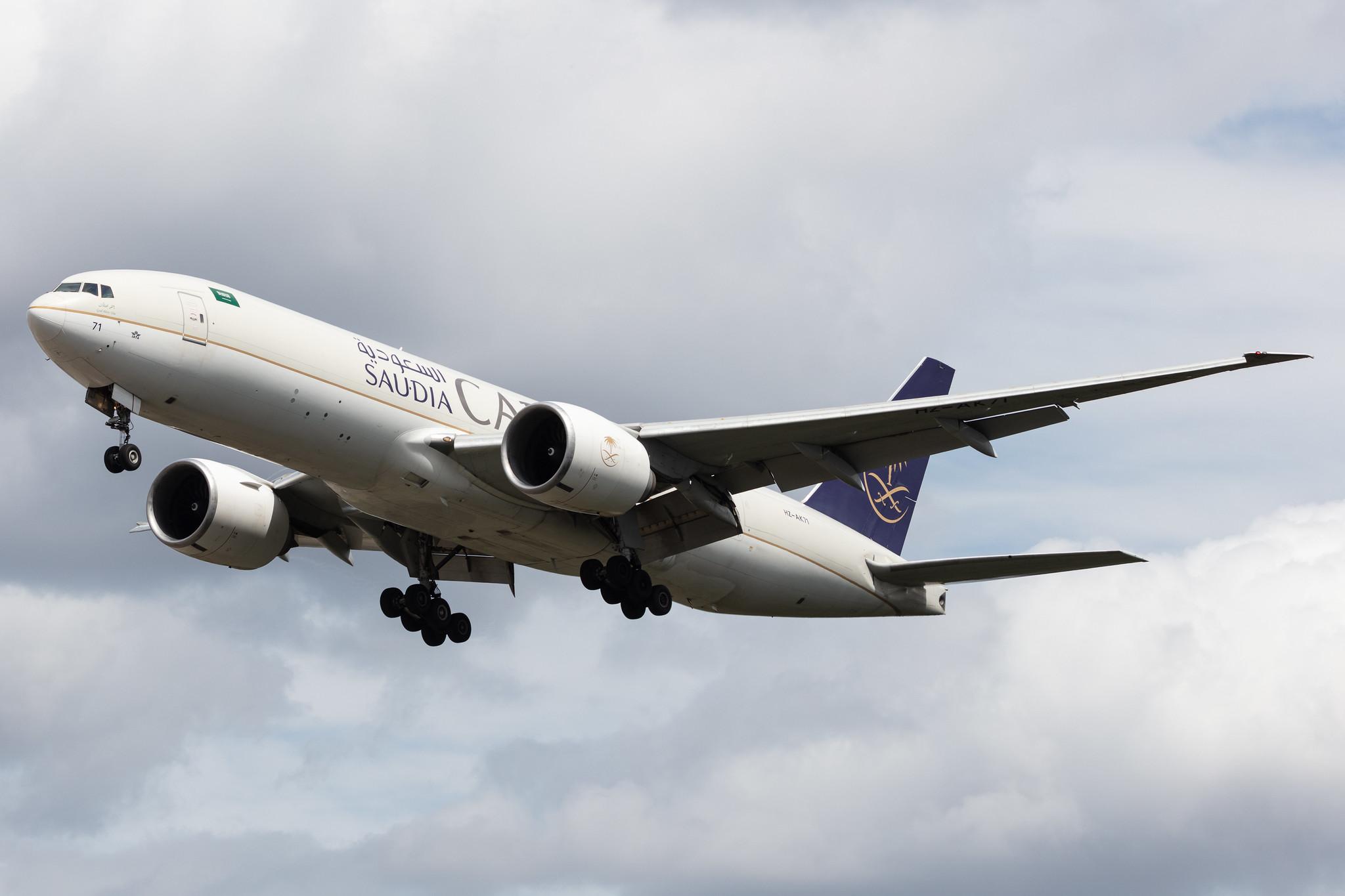 Frankfurt Airport: Saudia Cargo (SV / SVA) | Operator: Saudia |  Boeing 777-FFG B77L | HZ-AK71 | MSN 60337