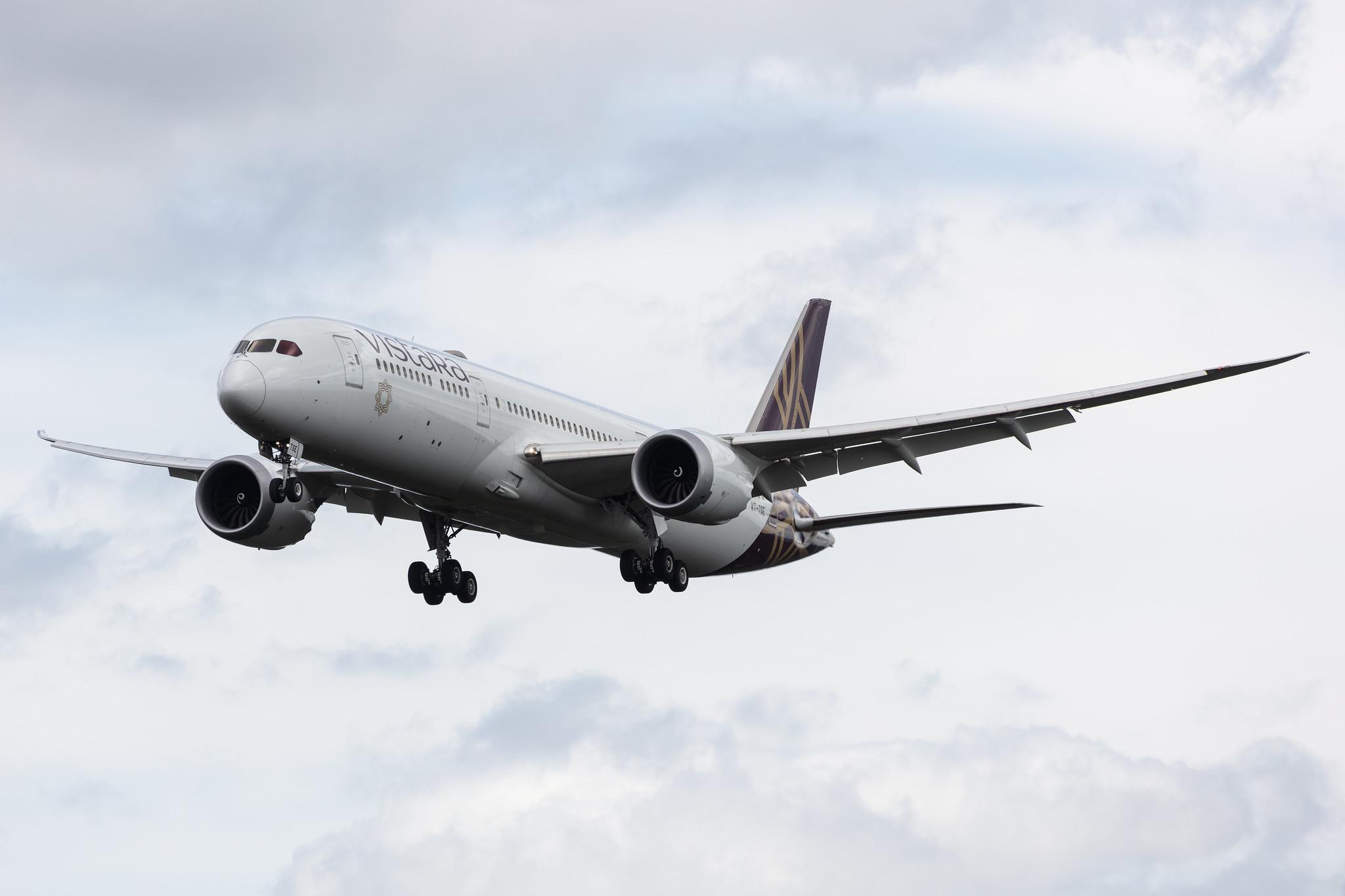 Frankfurt Airport: Vistara (UK / VTI) |  Boeing 787-9 Dreamliner B789 | VT-TSE | MSN 66527