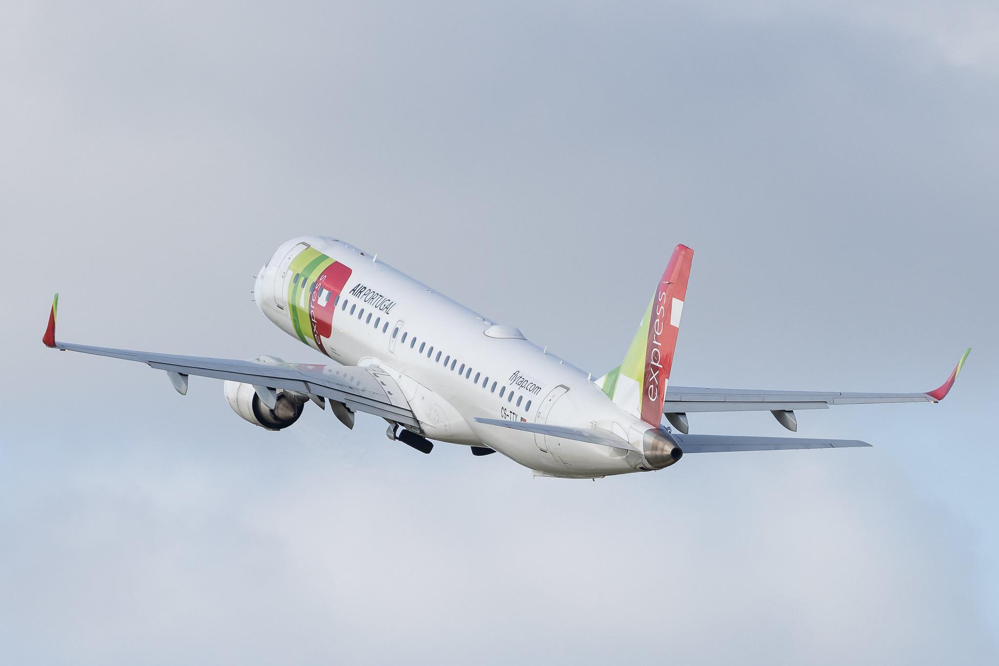 Hamburg Airport: TAP Express (TP / TAP) | Operator: Portugalia Airlines |  Embraer E195AR E195 | CS-TTX | MSN 19000429