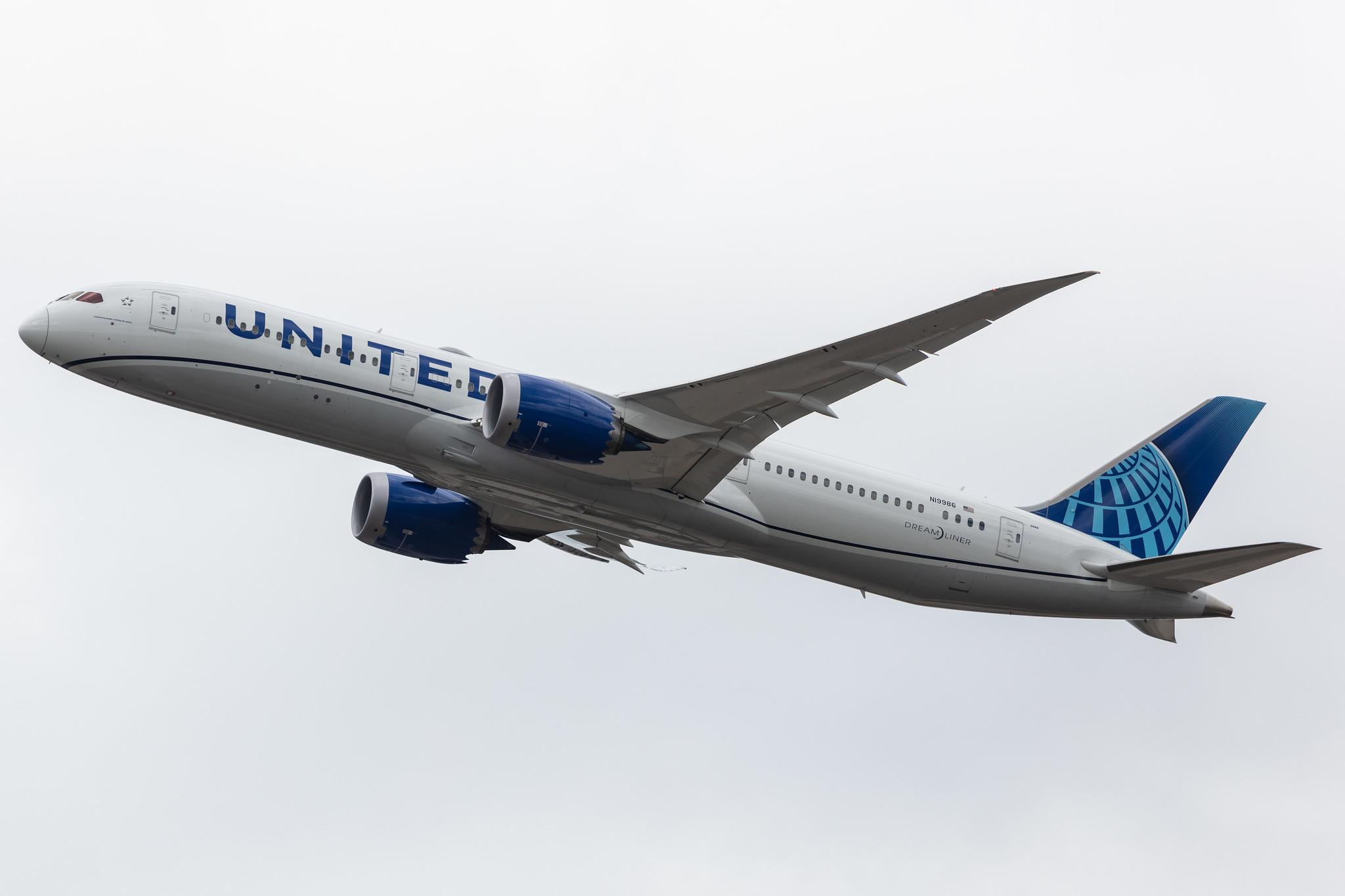 Frankfurt Airport: United Airlines (UA / UAL) |  Boeing 787-9 Dreamliner B789 | N19986 | MSN 66145