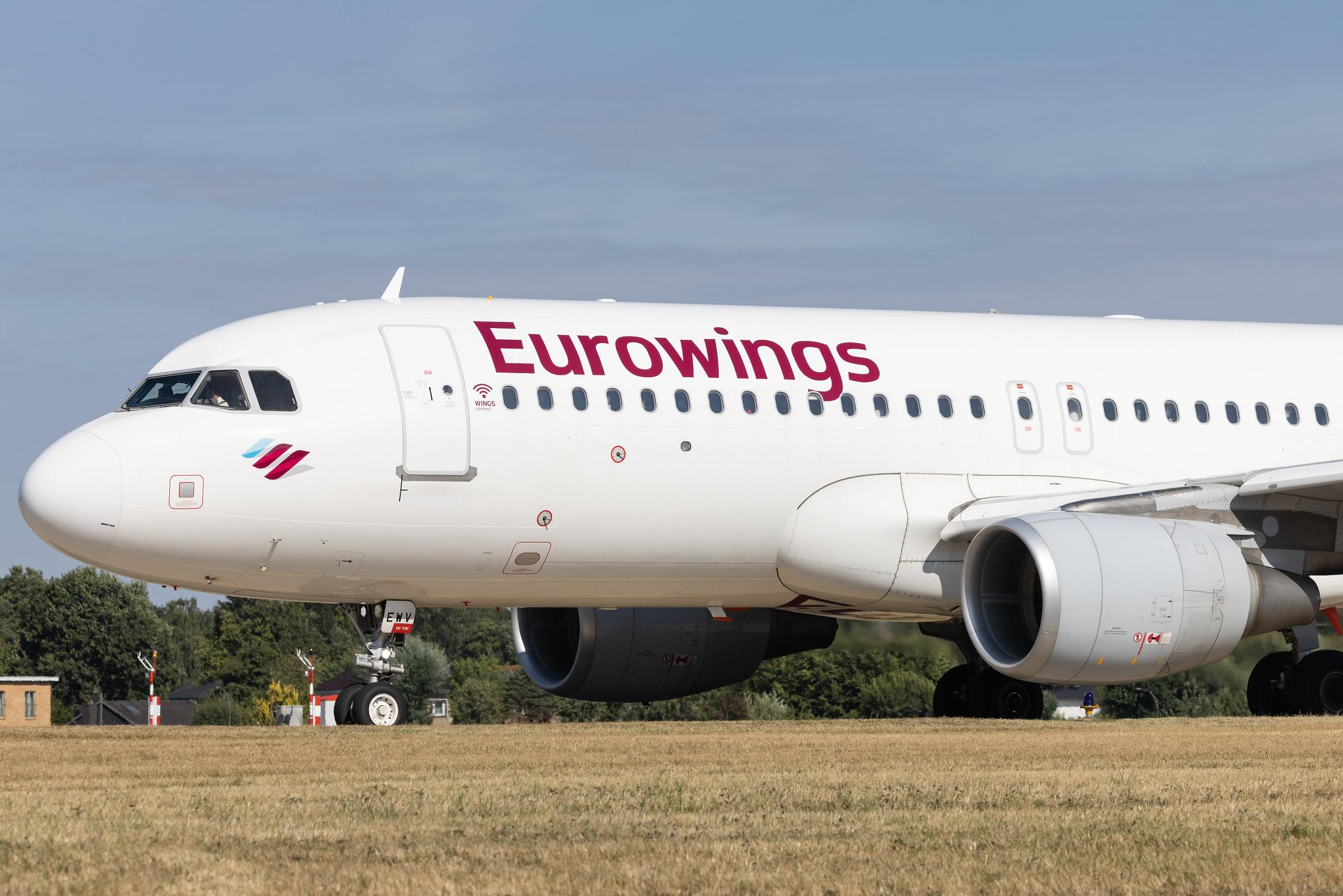 Hamburg Airport: Eurowings (EW / EWG) | Airbus A320-214 A320 | D-AEWV | MSN 7545