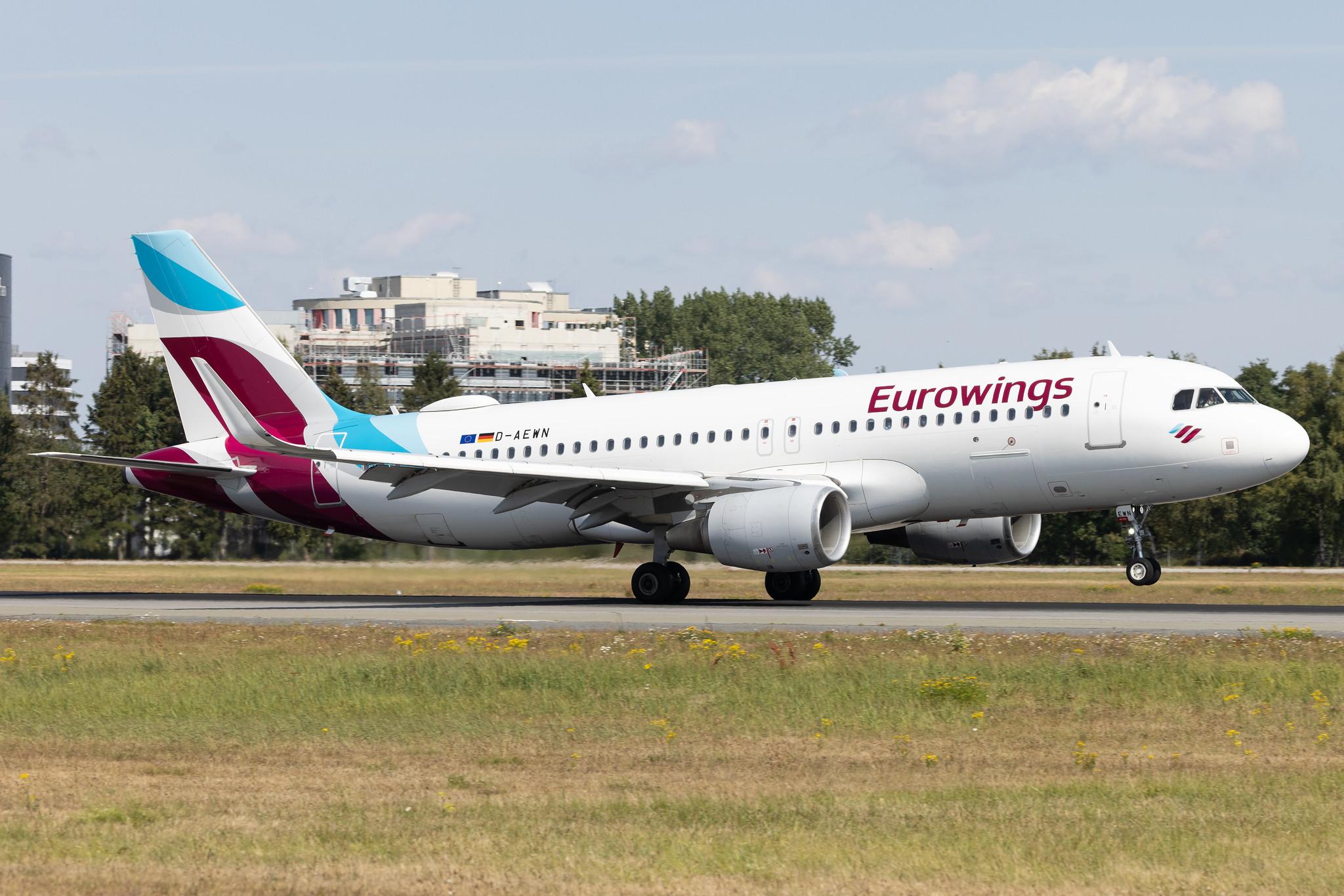 Hamburg Airport: Eurowings (EW / EWG) | Airbus A320-214 A320 | D-AEWN | MSN 7393