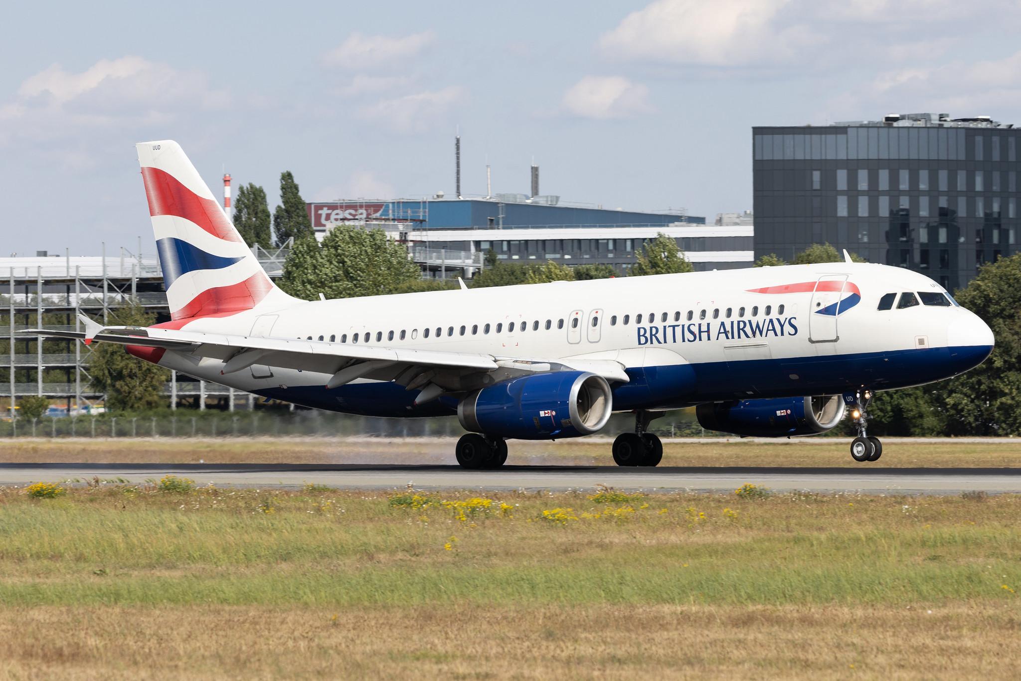 Hamburg Airport: British Airways (BA / BAW) | Airbus A320-232 A320 | G-EUUD | MSN 1760