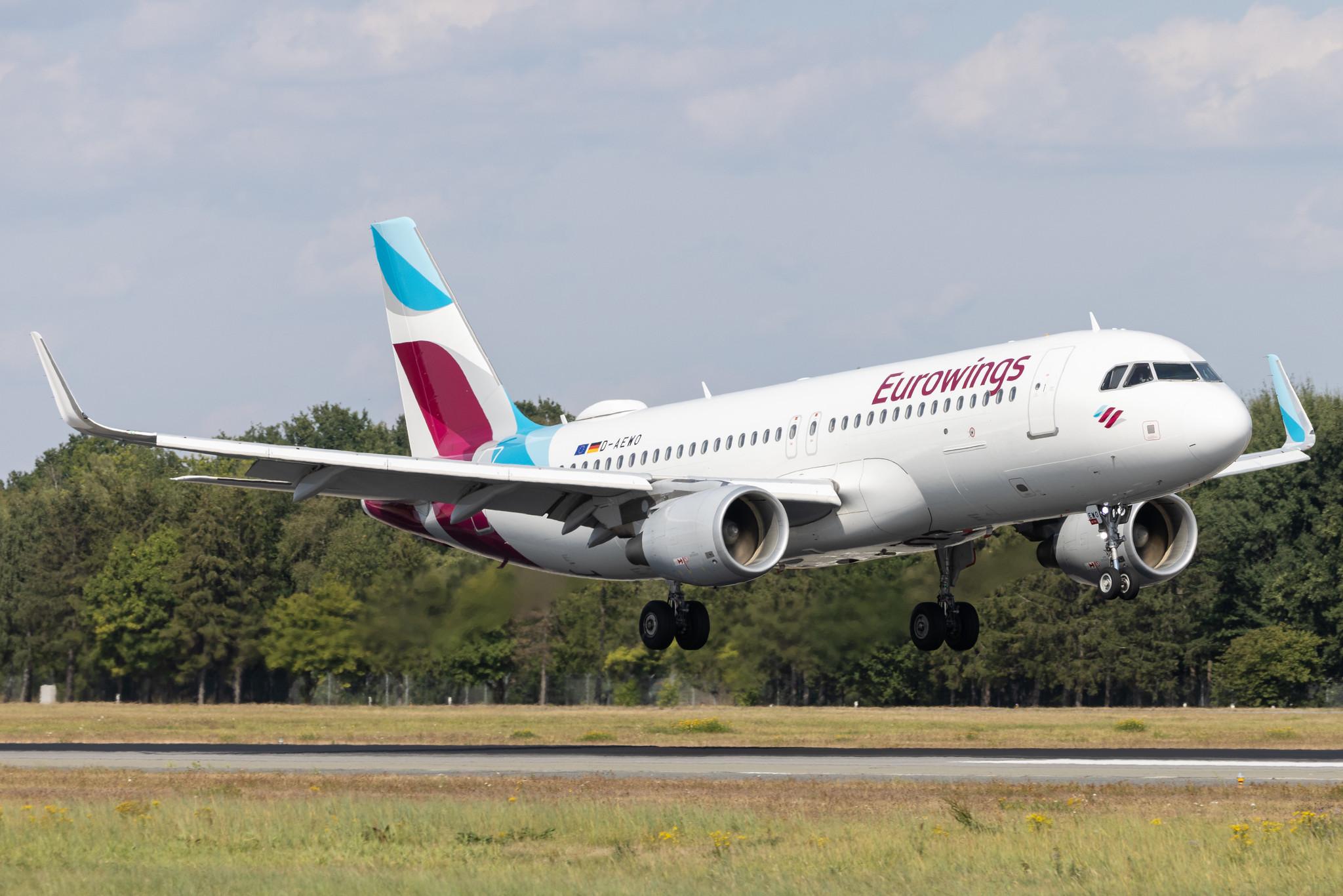 Hamburg Airport: Eurowings (EW / EWG) | Airbus A320-214 A320 | D-AEWO | MSN 7394
