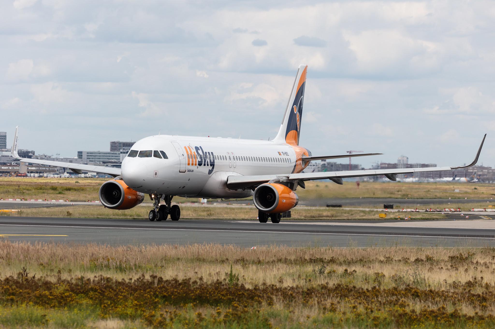 Frankfurt Airport: HiSky (H7 / HYM) | Operator: HiSky Europe |  Airbus A320-232 A320 | YR-BEE | MSN 06223