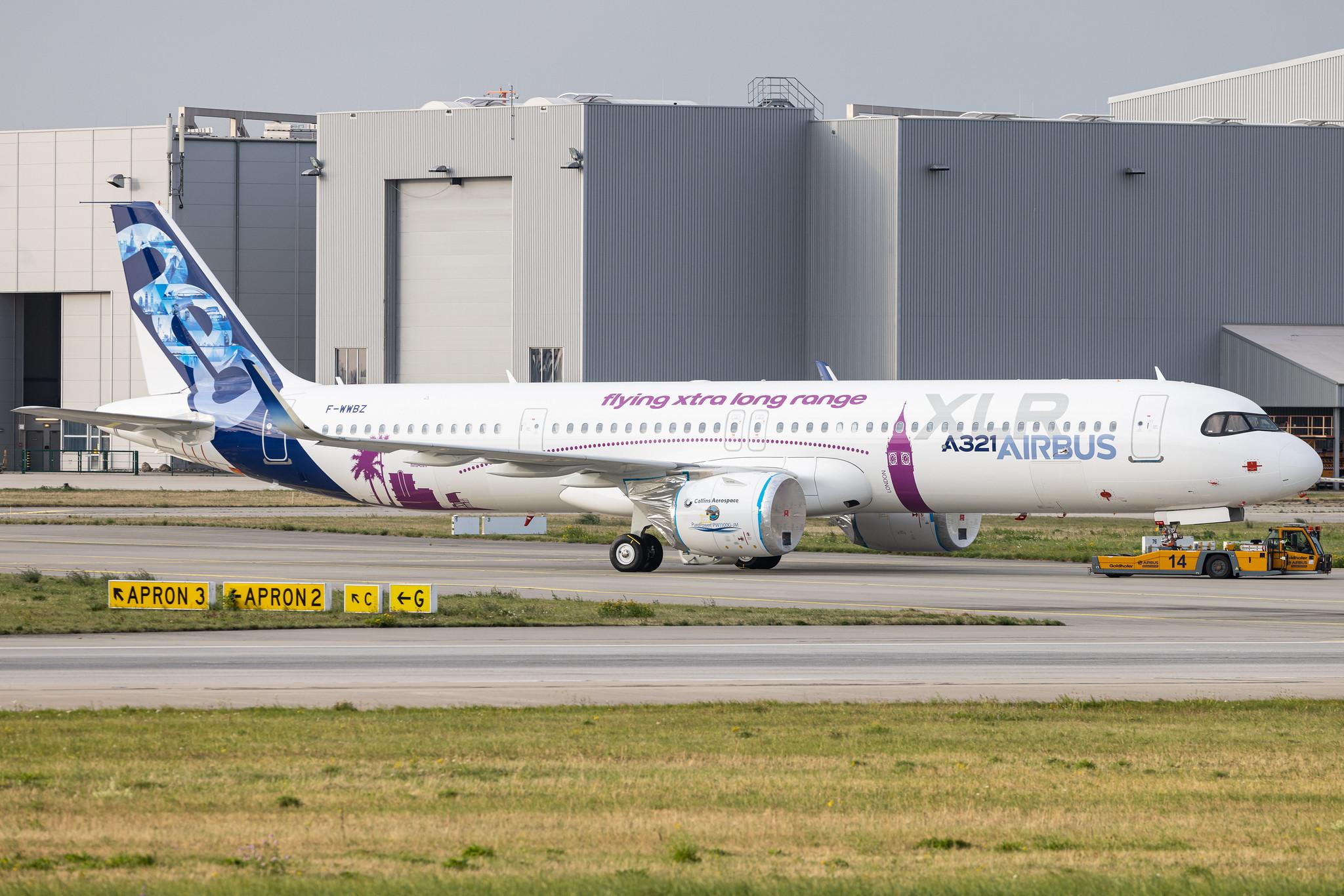 Hamburg Finkenwerder: Airbus (/ AIB) | Airbus A321-271NY A21N | F-WWBZ | MSN 11058 (Second build Airbus A321 XLR)