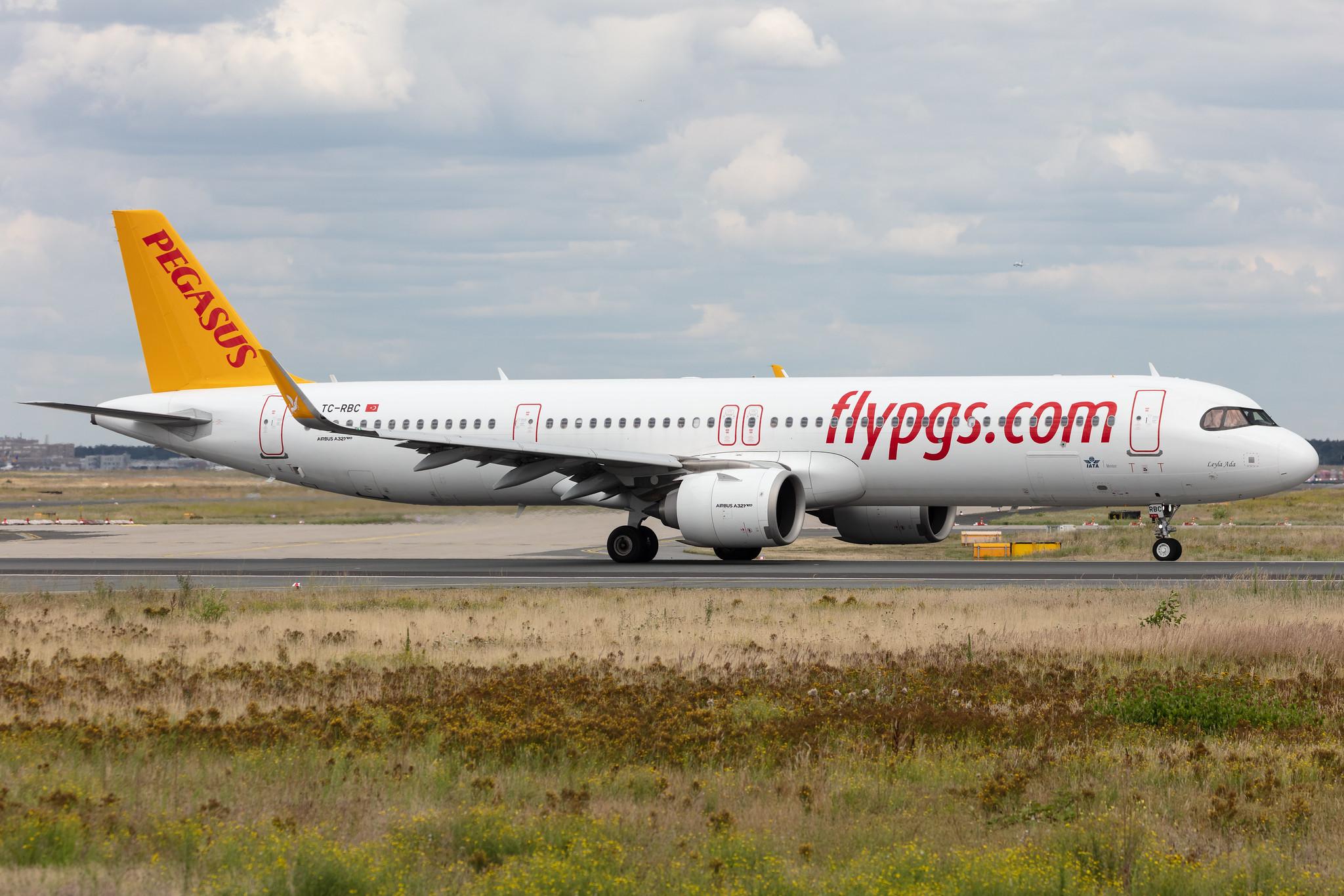 Frankfurt Airport: Pegasus (PC / PGT) | Operator: Pegasus Airlines |  Airbus A321-251NX A21N | TC-RBC | MSN 09281