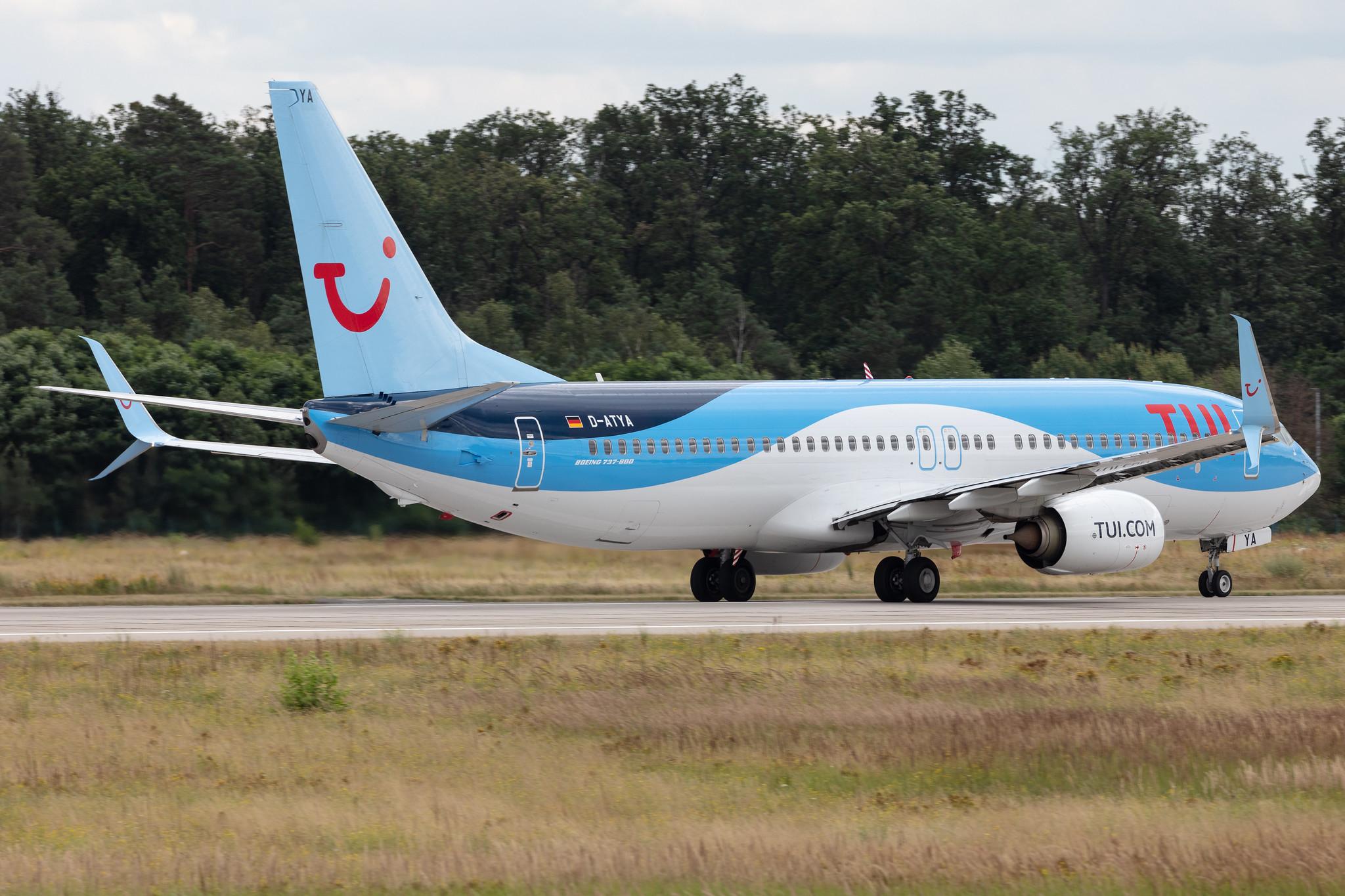 Frankfurt Airport: TUI (X3 / TUI) | Operator: TUI fly |  Boeing 737-8K5 B738 | D-ATYA | MSN 37256
