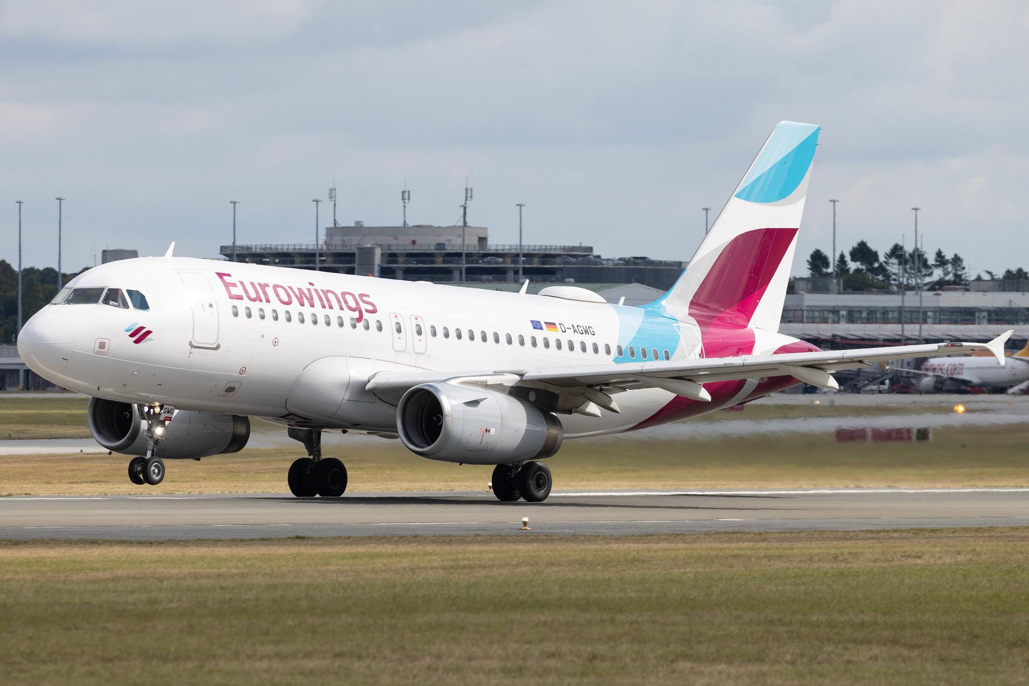 Hamburg Airport: Eurowings (EW / EWG) | Airbus A319-132 A319 | D-AGWG | MSN 3193