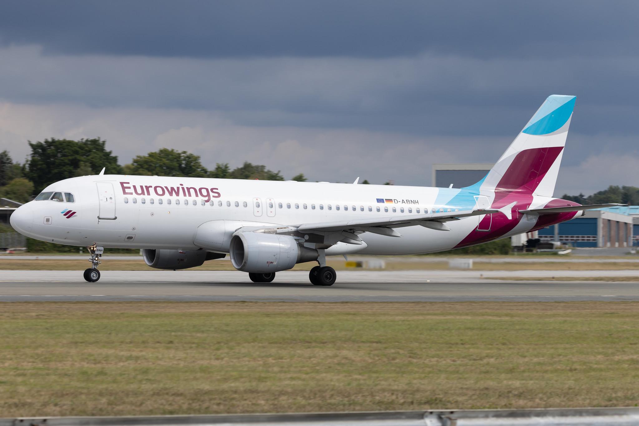 Hamburg Airport: Eurowings (EW / EWG) |  Airbus A320-214 A320 | D-ABNH | MSN 1775
