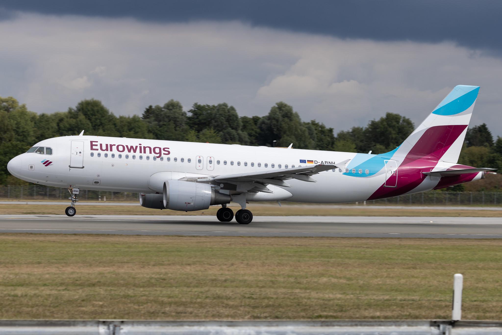 Hamburg Airport: Eurowings (EW / EWG) |  Airbus A320-214 A320 | D-ABNH | MSN 1775