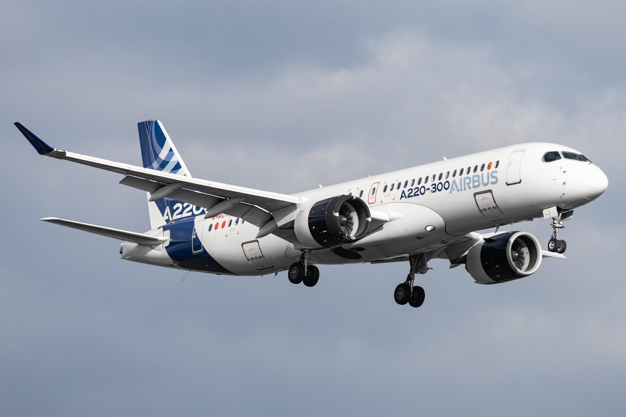 Hamburg Airport: Airbus Industrie (VK / AIB) | Airbus A220-300 BCS3 | C-FFDK | MSN 55001