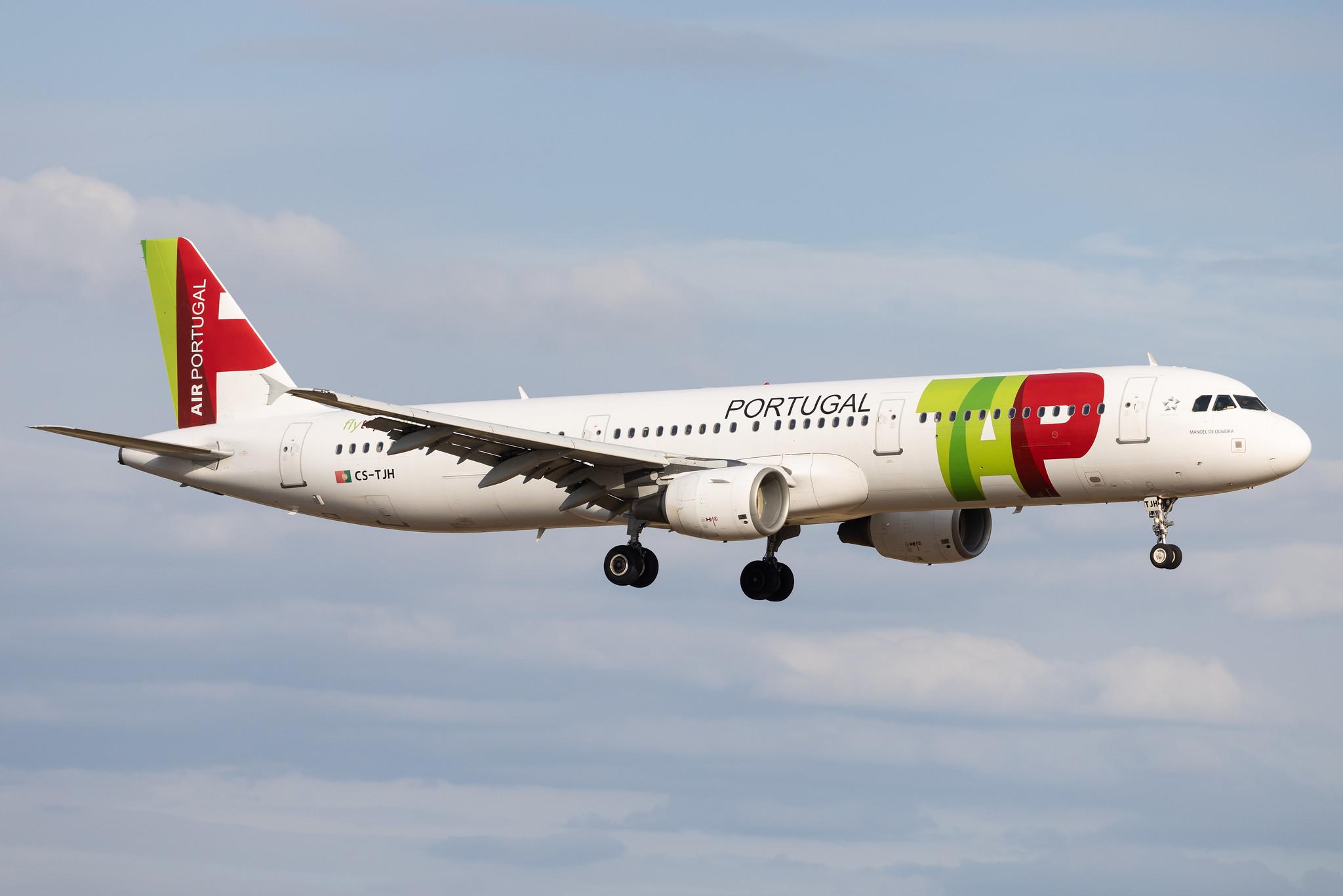 Luxembourg Findel Airport: TAP Air Portugal (TP / TAP) | Airbus A321-211 A321 | CS-TJH | MSN 2270