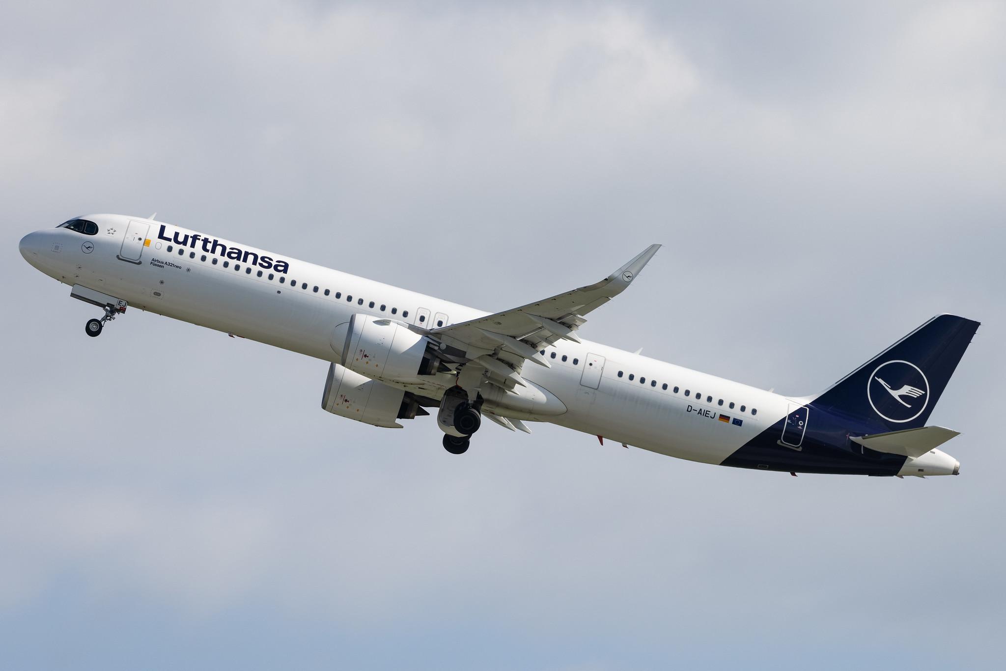 Munich Airport: Lufthansa (LH / DLH) | Airbus A321-271NX A21N | D-AIEJ | MSN 10340