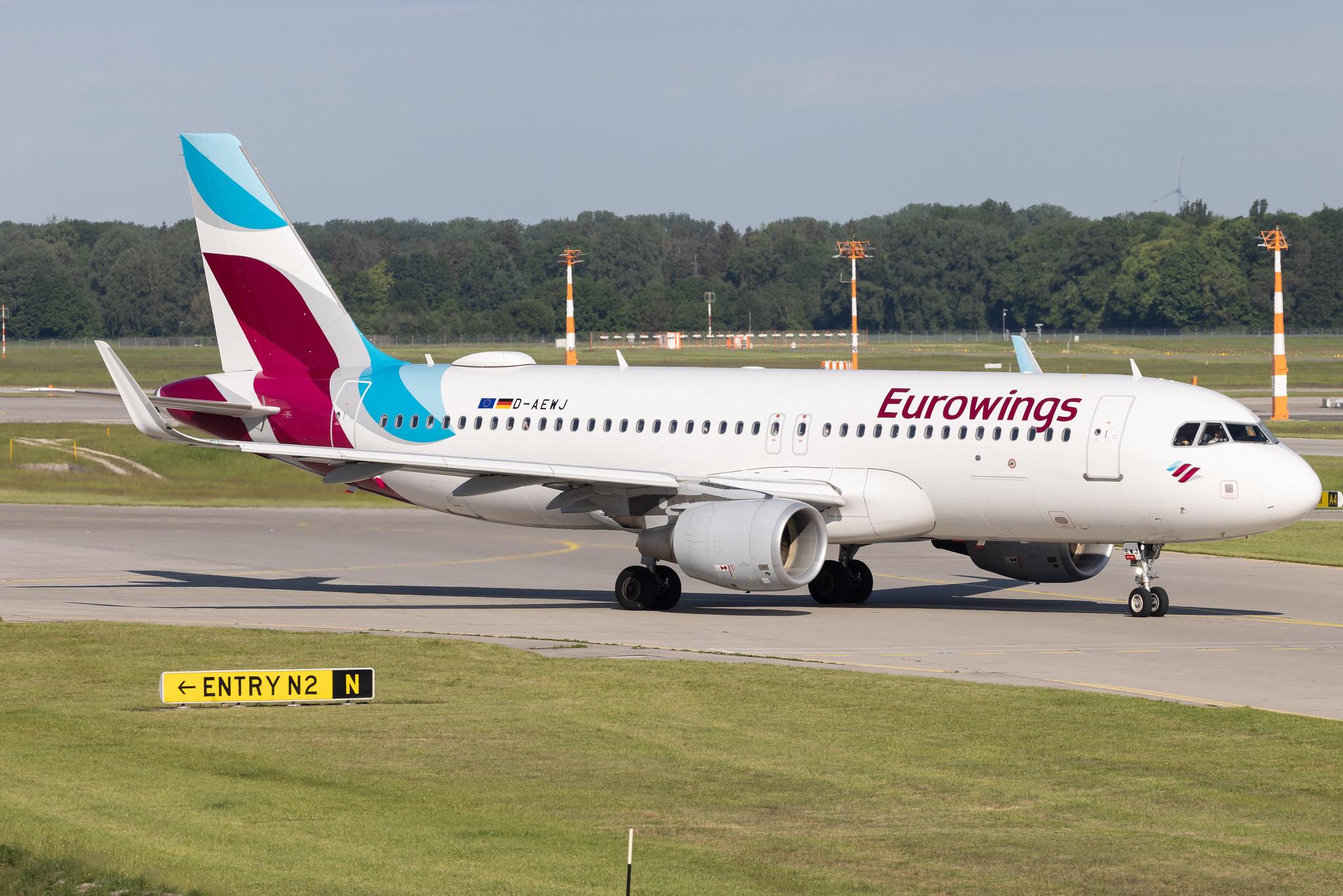 Munich Airport: Eurowings (EW / EWG) | Airbus A320-214 A320 | D-AEWJ | MSN 7216
