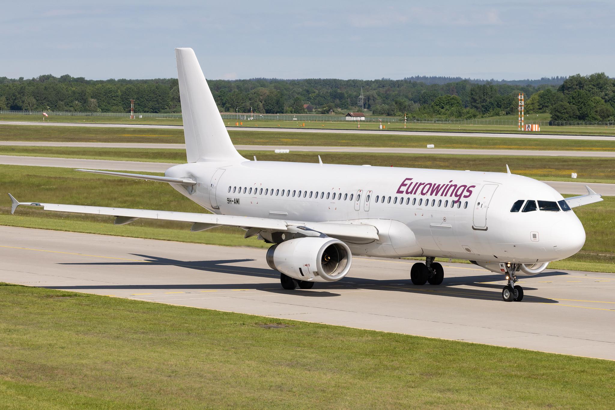 Munich Airport: Eurowings (EW / EWG) | Operator: Avion Express Malta | Airbus A320-214 A320 | 9H-AMI | MSN 03409