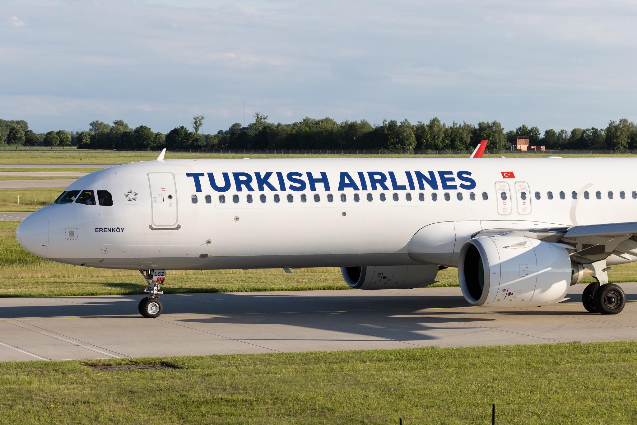Munich Airport: Turkish Airlines (TK / THY) | Airbus A321-271NX A21N | TC-LSZ | MSN 09452
