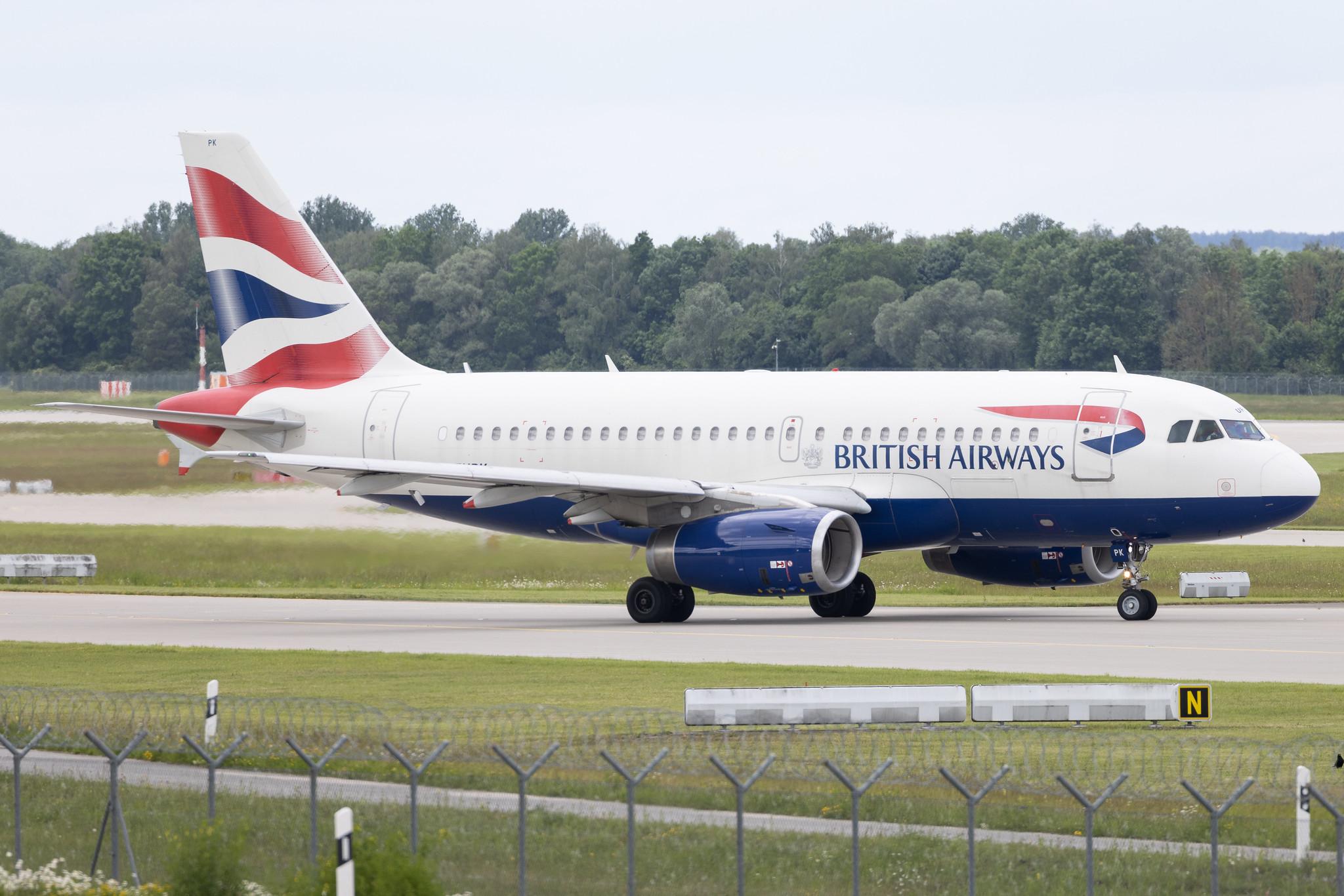 Munich Airport: British Airways (BA / BAW) | Airbus A319-131 A319 | G-EUPK | MSN 1236