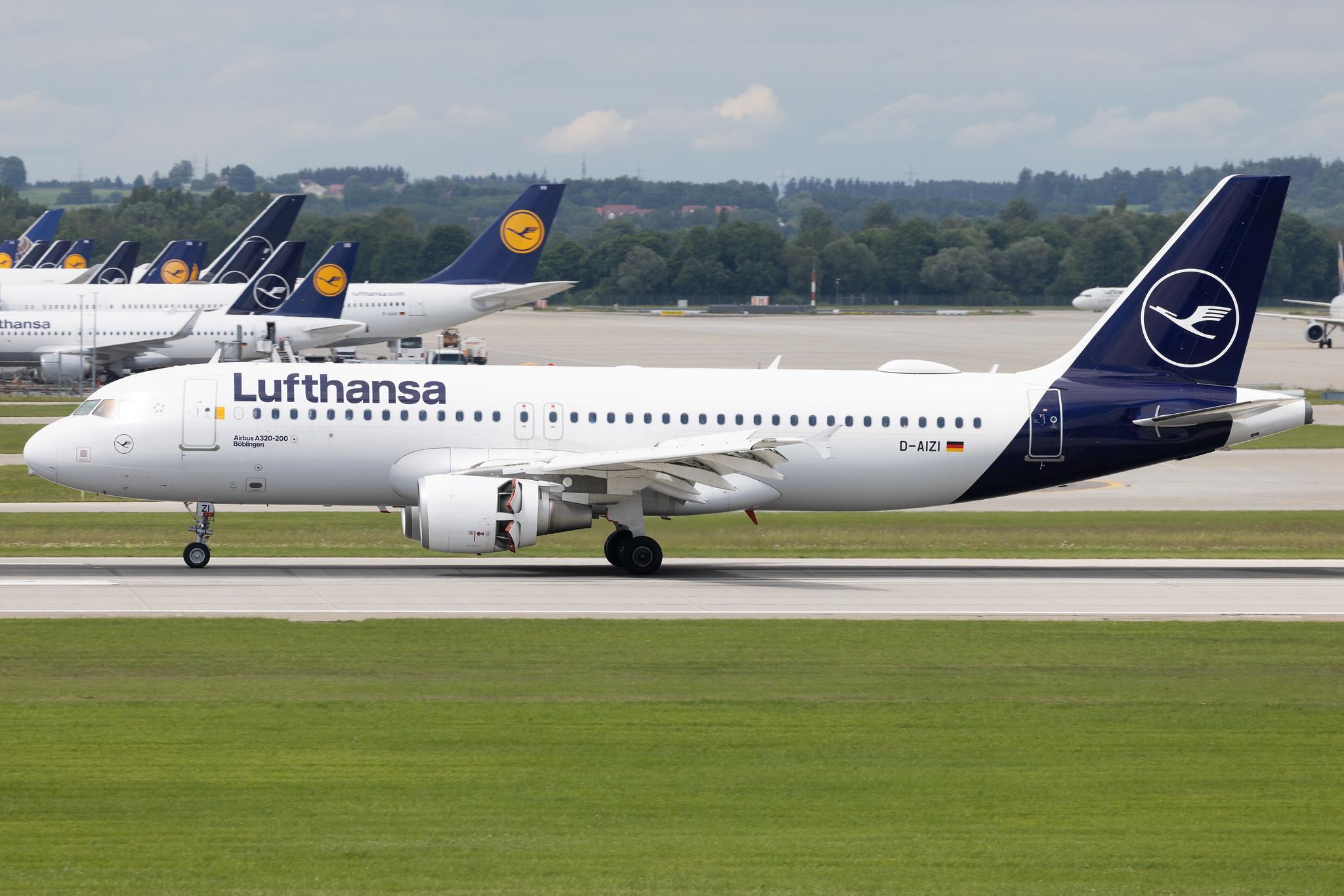 Munich Airport: Lufthansa (LH / DLH) | Airbus A320-214 A320 | D-AIZI | MSN 4398