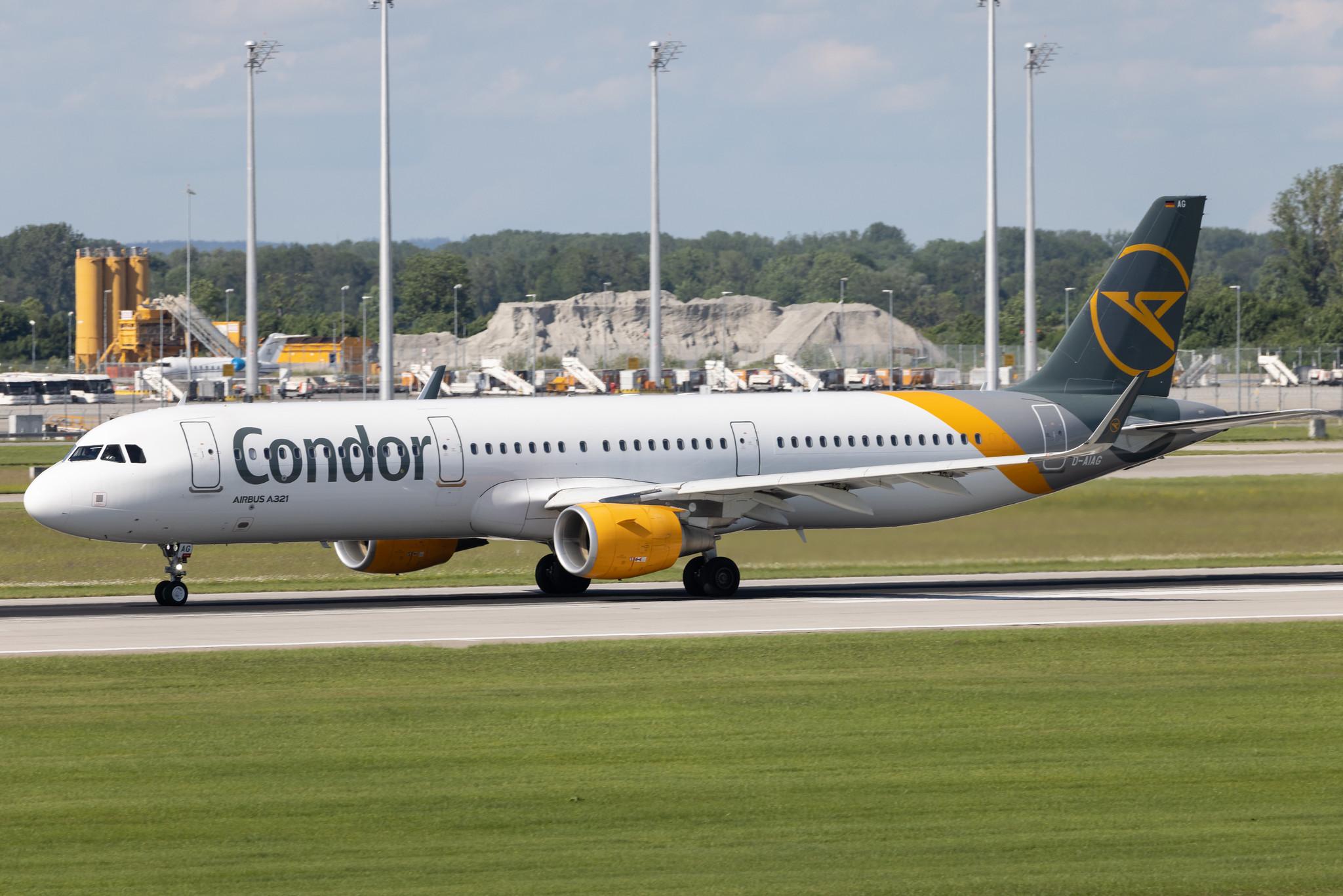 Munich Airport: Condor (DE / CFG) | Airbus A321-211 A321 | D-AIAG | MSN 6590