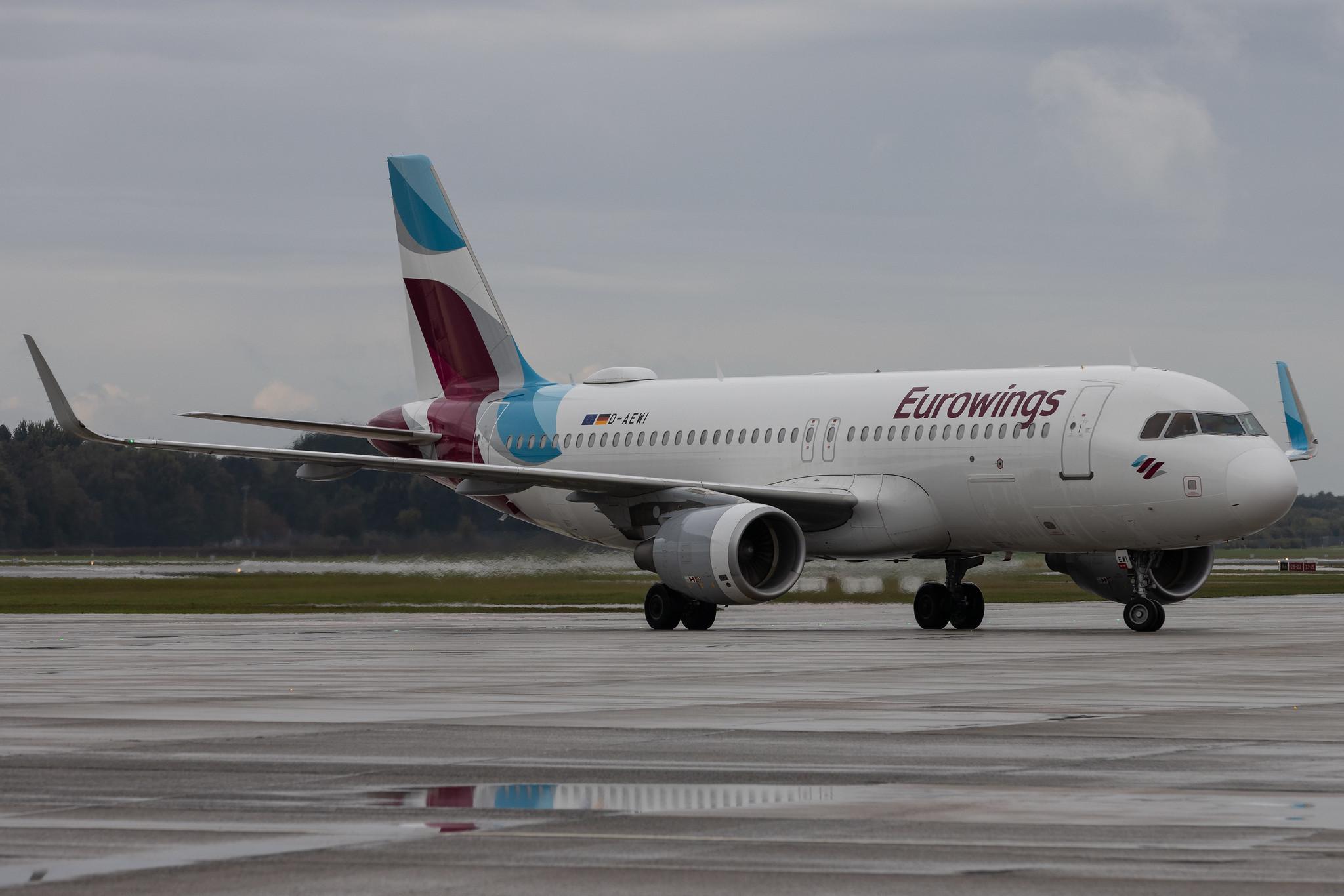Hamburg Airport: Eurowings (EW / EWG) | Airbus A320-214 A320 | D-AEWI | MSN 7210