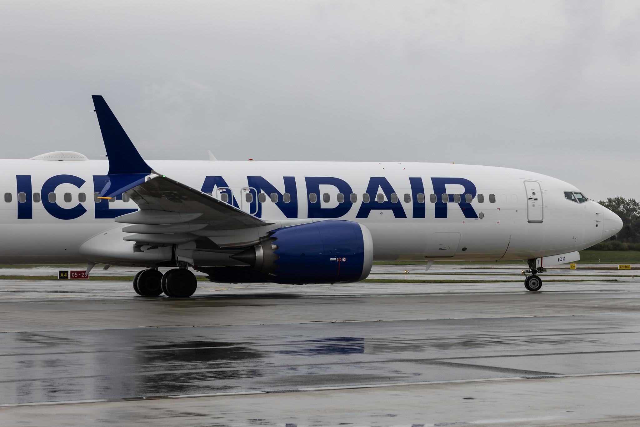 Hamburg Airport: Icelandair (FI / ICE) | Boeing 737 MAX 8 B38M | TF-ICU | MSN 44355