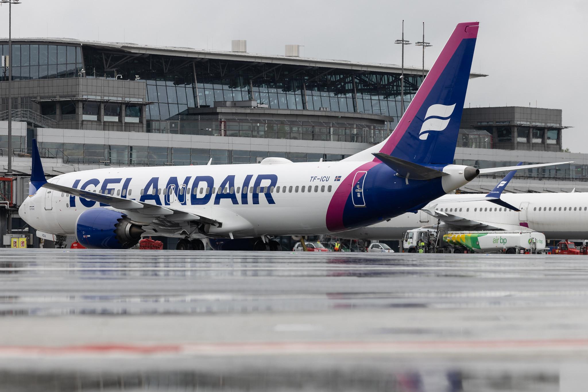 Hamburg Airport: Icelandair (FI / ICE) | Boeing 737 MAX 8 B38M | TF-ICU | MSN 44355