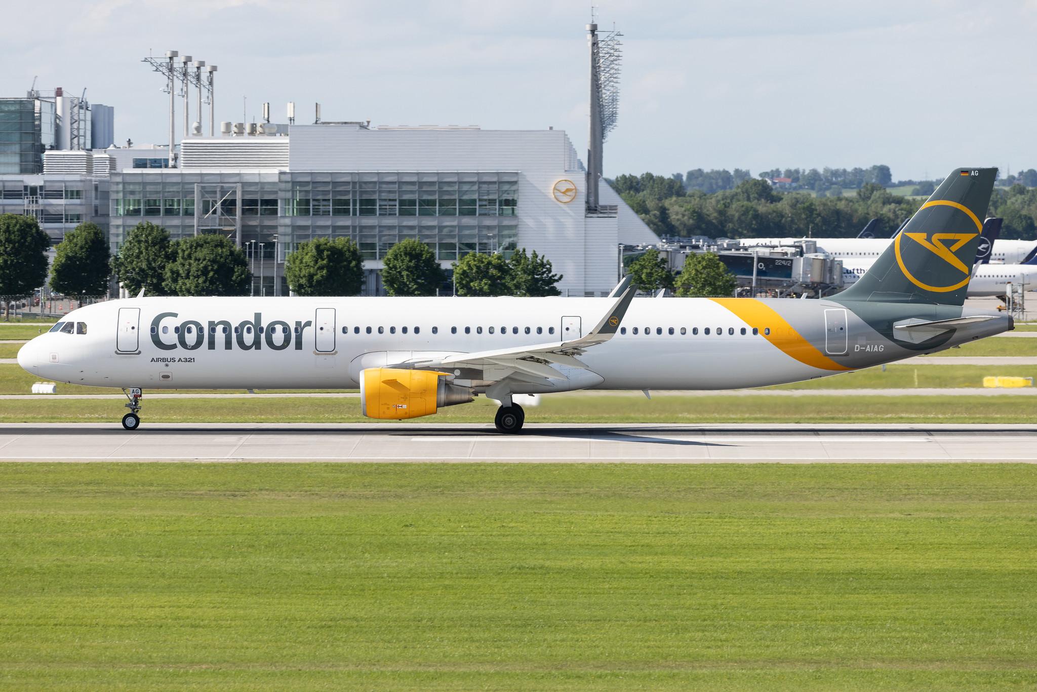 Munich Airport: Condor (DE / CFG) | Airbus A321-211 A321 | D-AIAG | MSN 6590