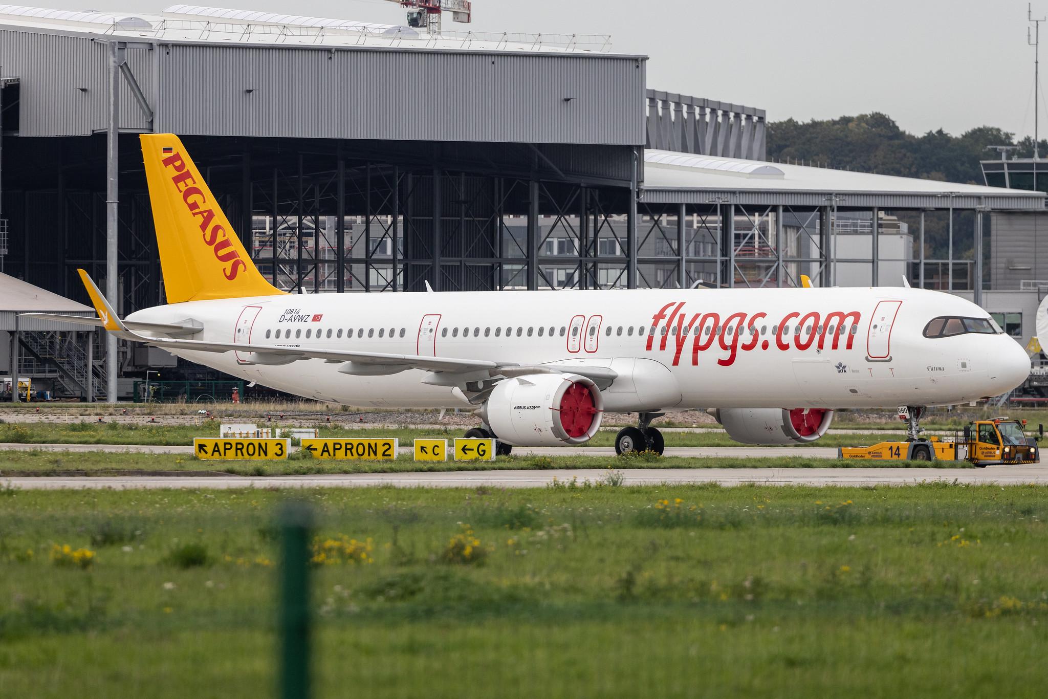 Hamburg Finkenwerder: Pegasus (PC / PGT) | Airbus A321-251NX A21N | D-AVWZ | TC-RBO | MSN 10814