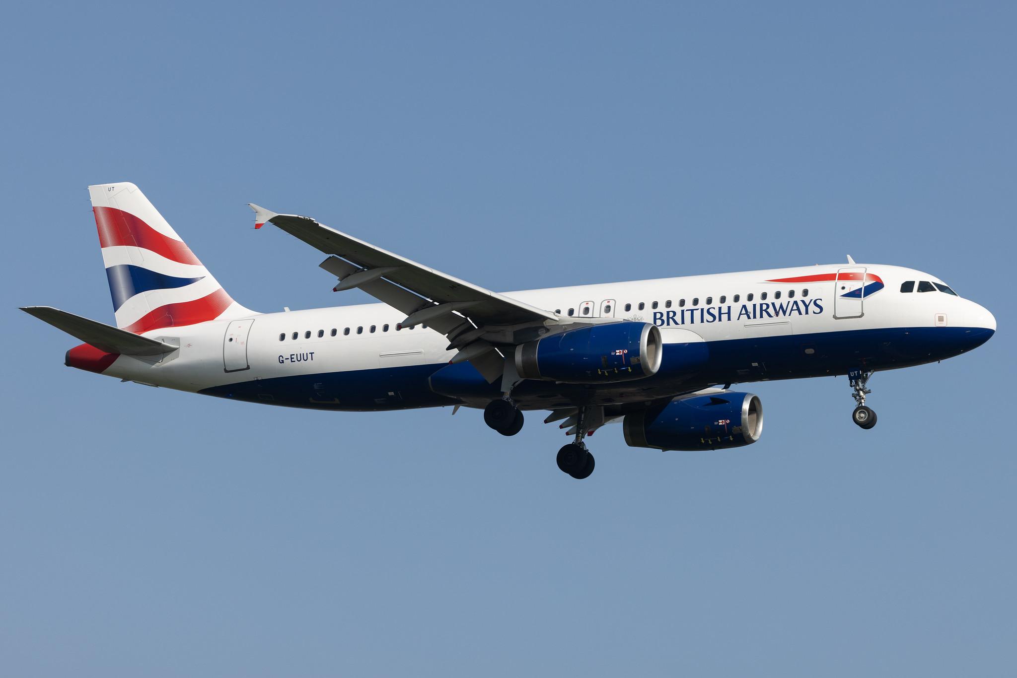 London Heathrow: British Airways (BA / BAW) |  Airbus A320-232 A320 | G-EUUT | MSN 3314