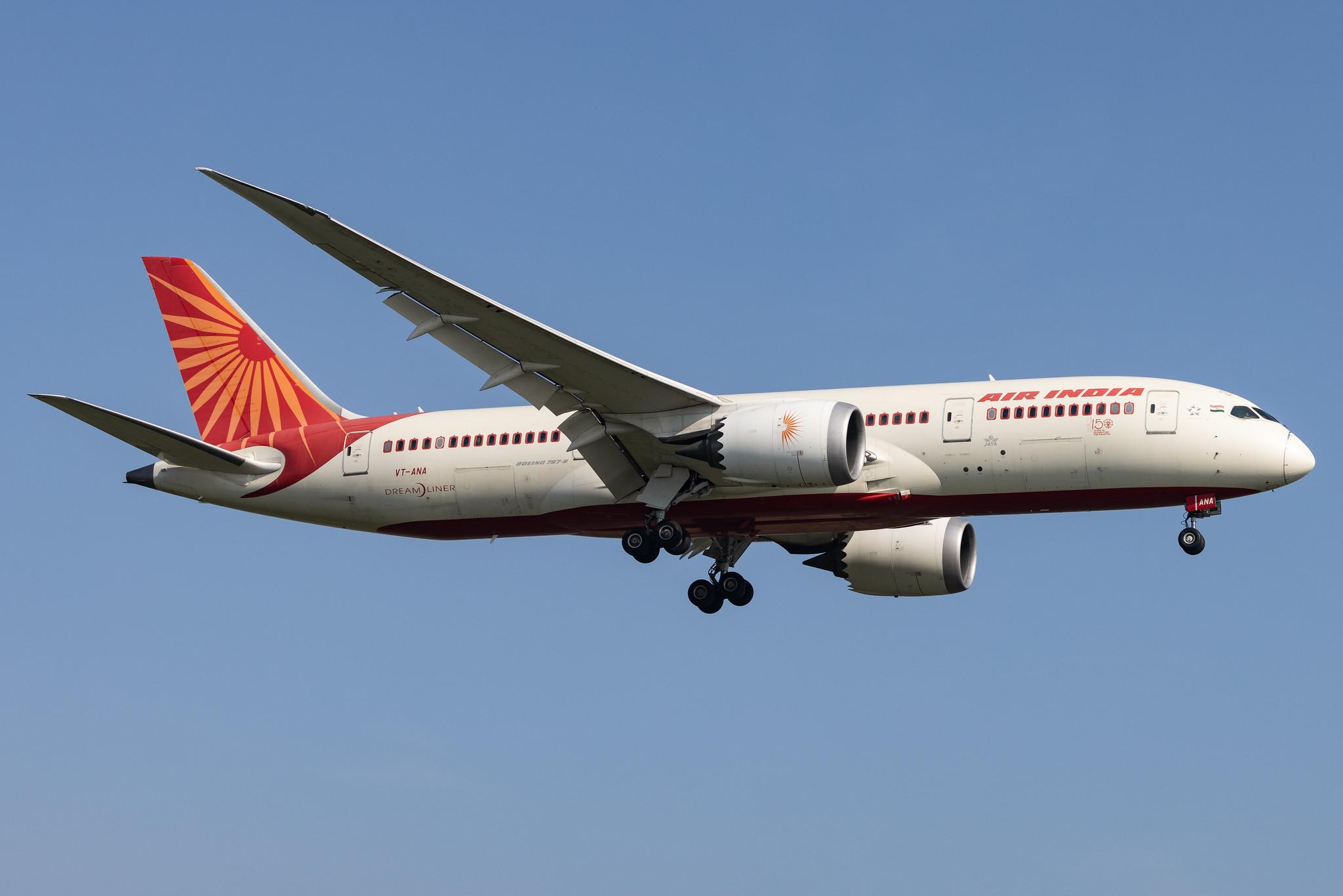 London Heathrow: Air India (AI / AIC) |  Boeing 787-8 Dreamliner B788 | VT-ANA | MSN 36273