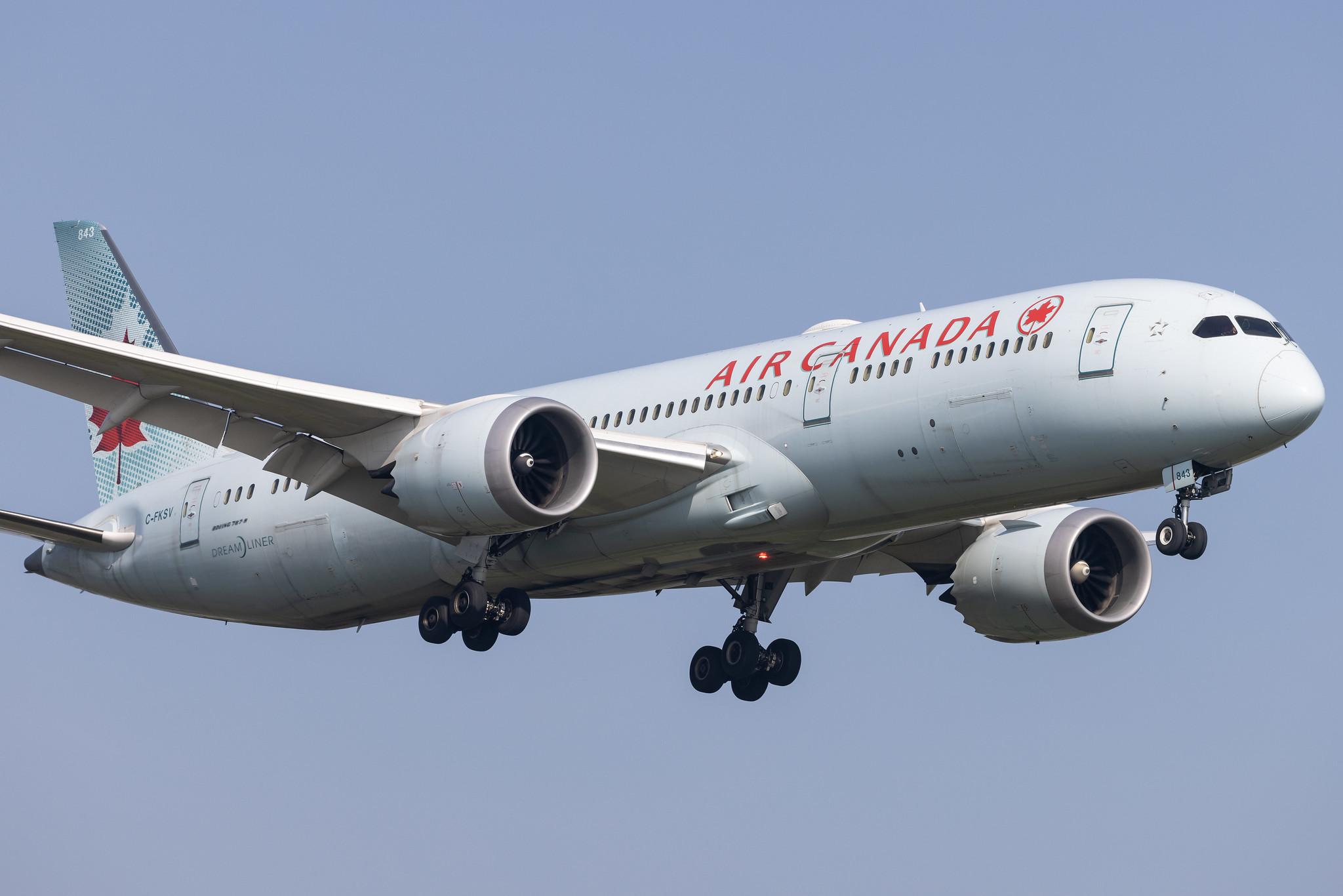 London Heathrow: Air Canada (AC / ACA) |  Boeing 787-9 Dreamliner B789 | C-FKSV | MSN 37170