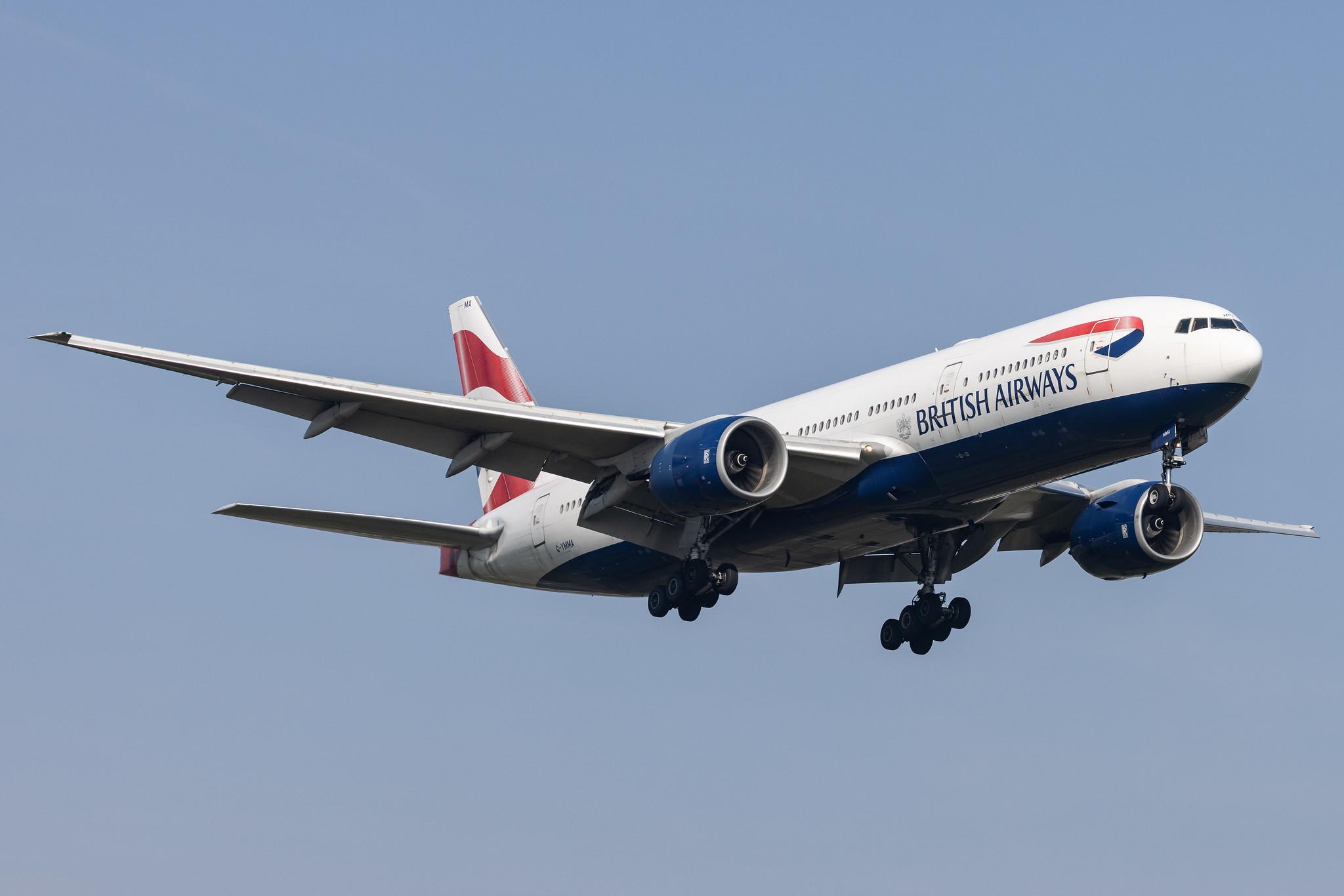 London Heathrow: British Airways (BA / BAW) |  Boeing 777-236(ER) B772 | G-YMMA | MSN 30302