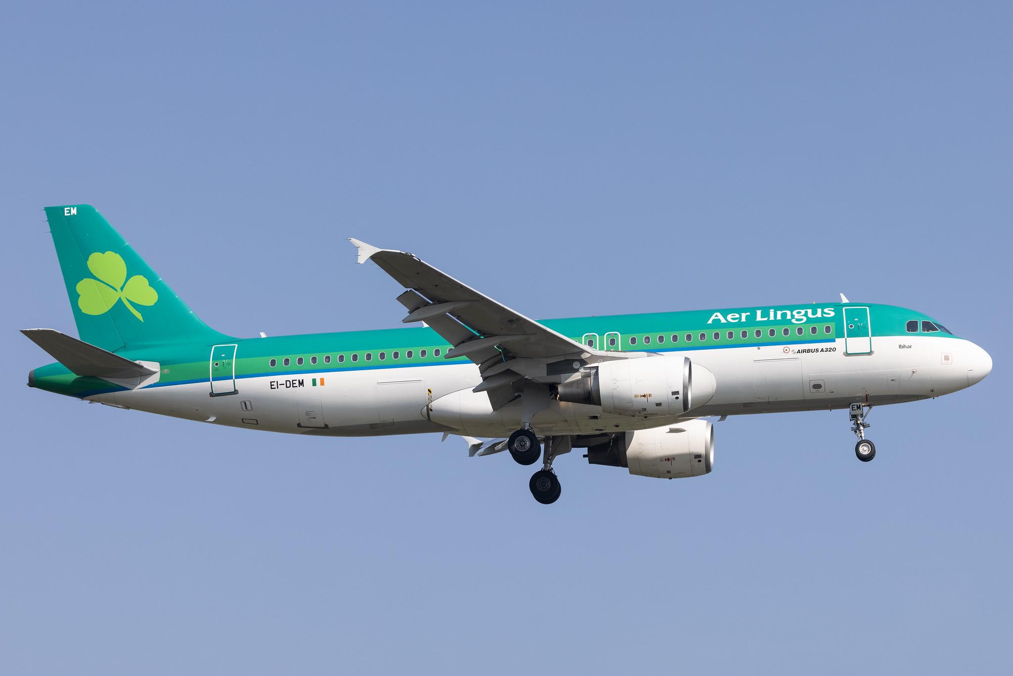 London Heathrow: Aer Lingus (EI / EIN) |  Airbus A320-214 A320 | EI-DEM | MSN 2411