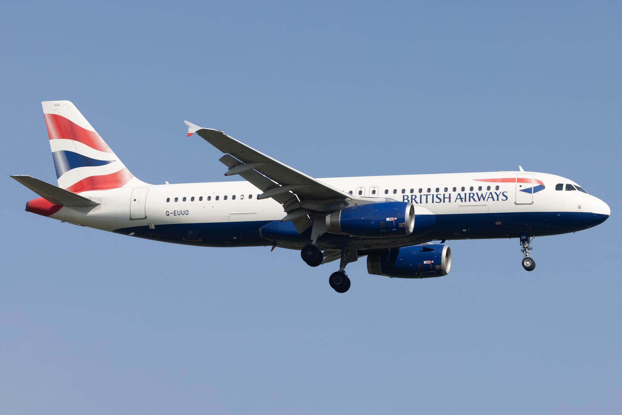 London Heathrow: British Airways (BA / BAW) |  Airbus A320-232 A320 | G-EUUO | MSN 1958