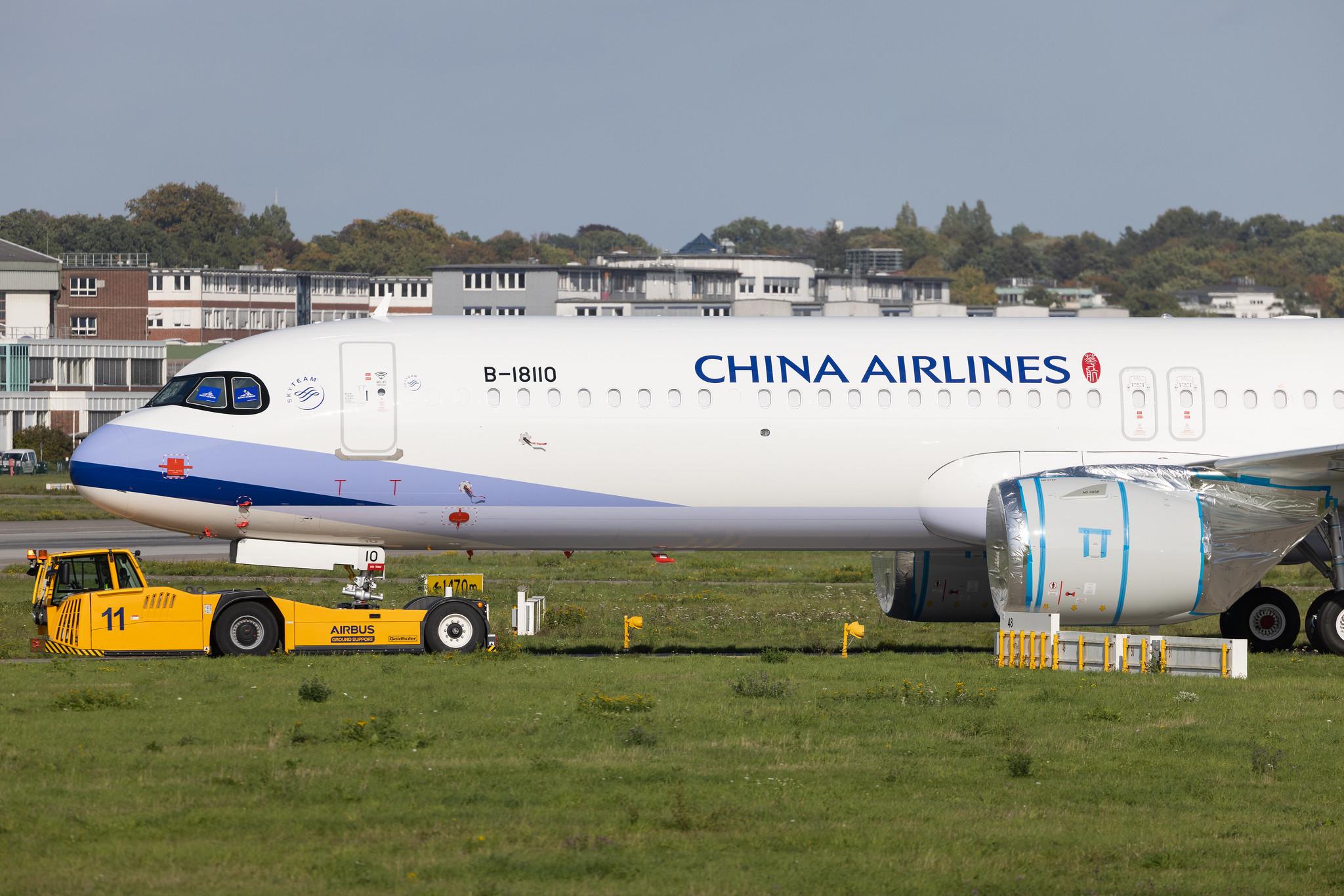 Hamburg Finkenwerder: China Airlines (CI / CAL) | Airbus A321-271NX A21N | D-AYAO | B-18110 | MSN 10939